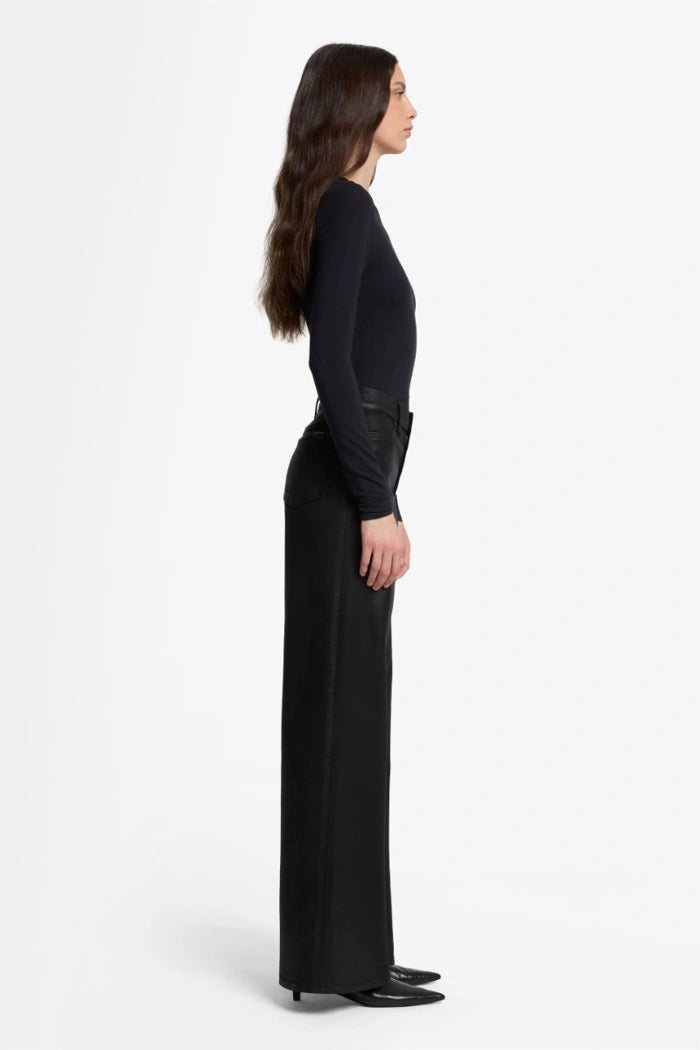 7 For All Mankind Lotta In Coated Black 7UG20752-BBT