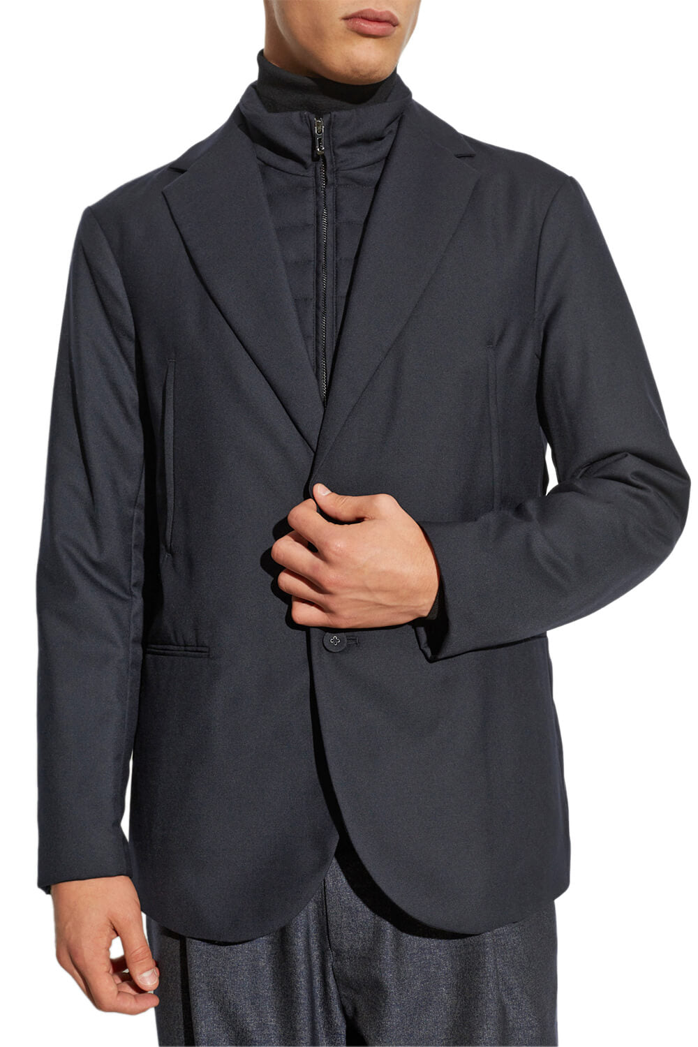 EMPORIO ARMANI Insert Blazer Blue Navy