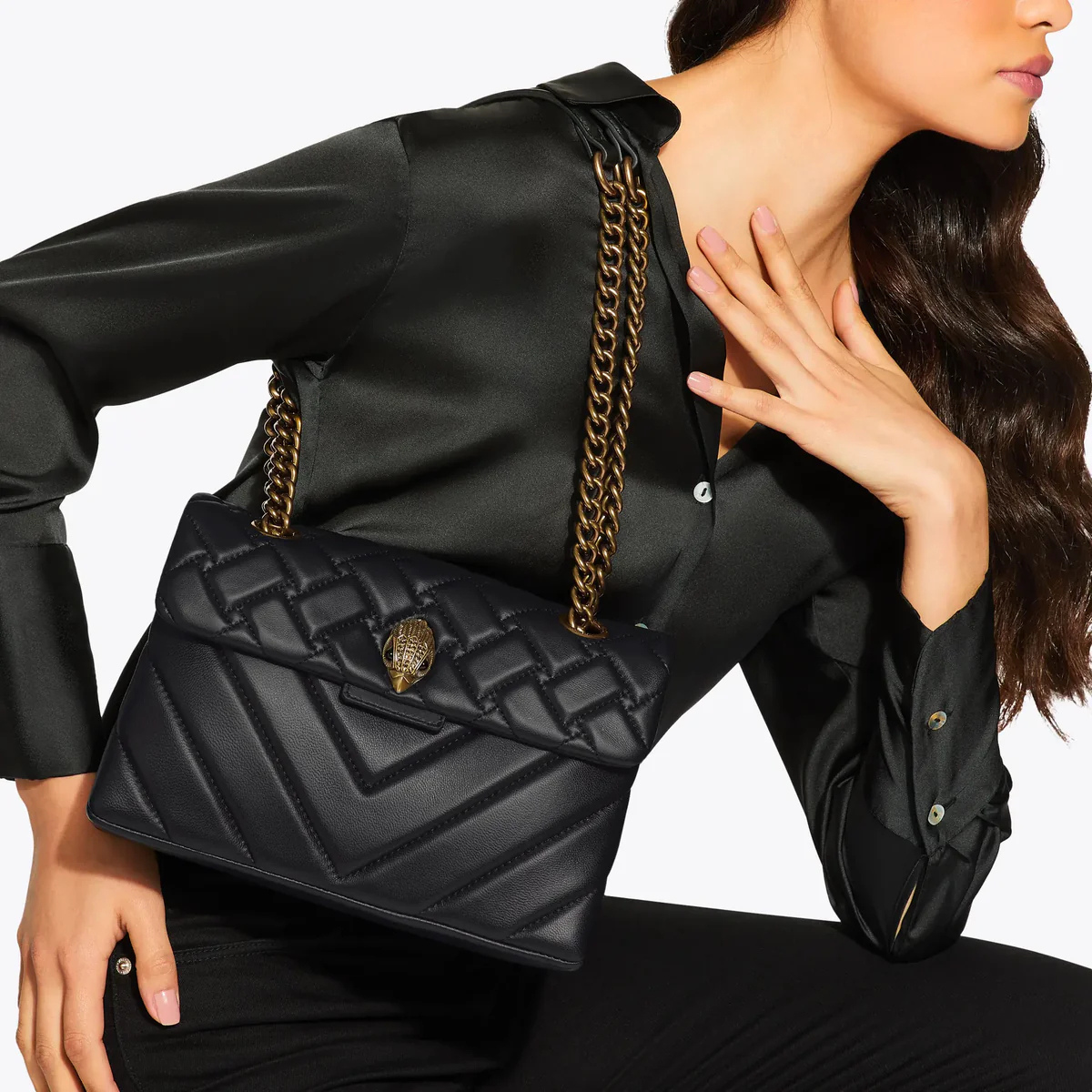 Kurt Geiger Kensington x Bag leather black