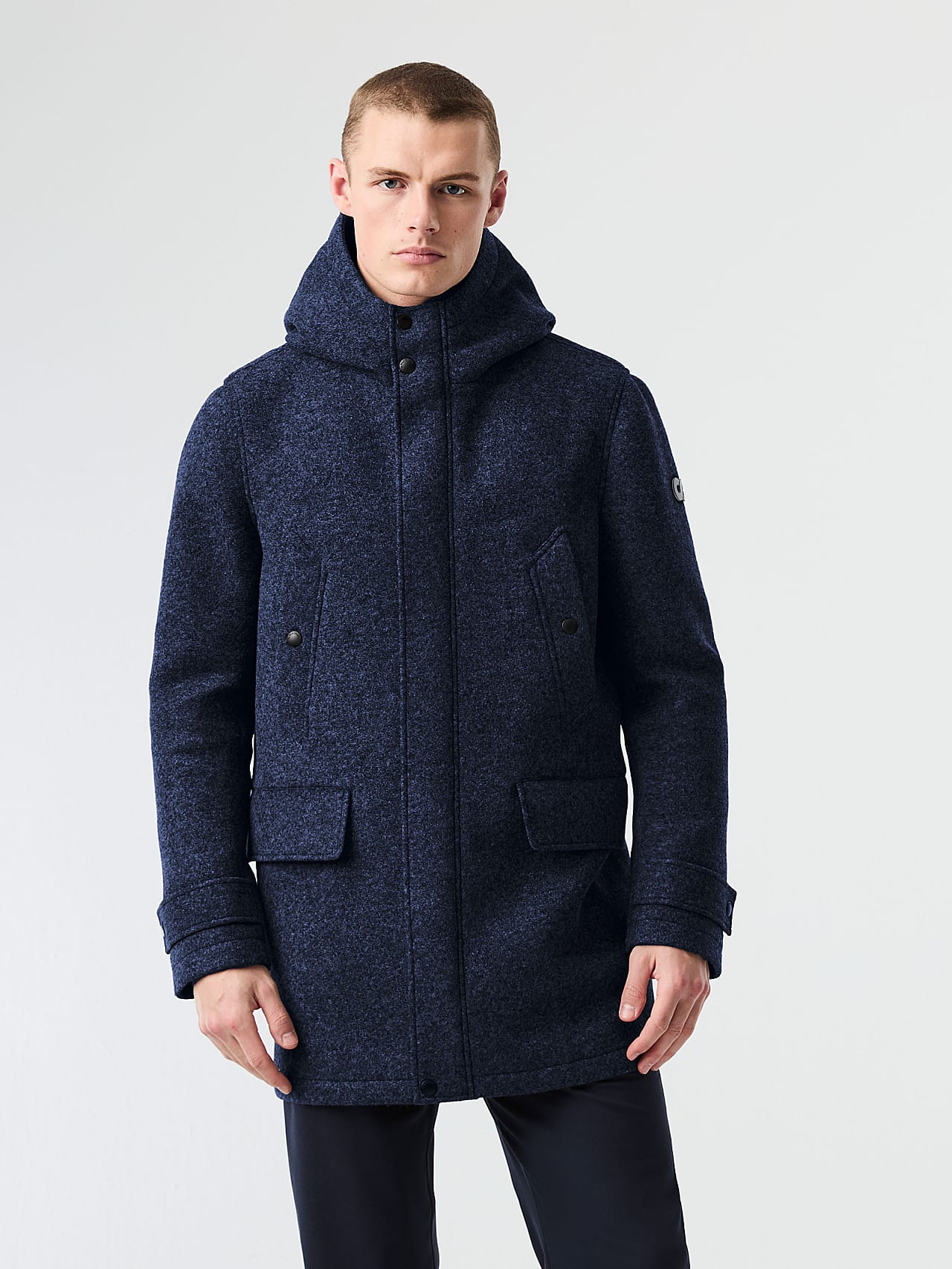 ALPHATAURI Orate Bonded Wool Coat