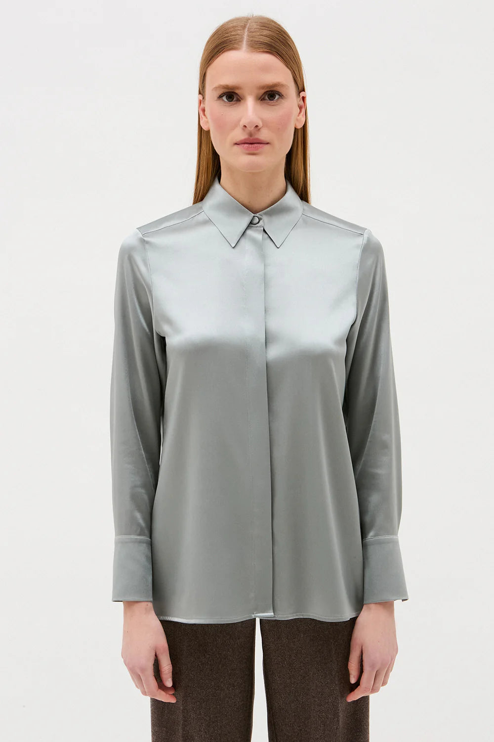 DMN Paris Robbie Blouse Steel Blue