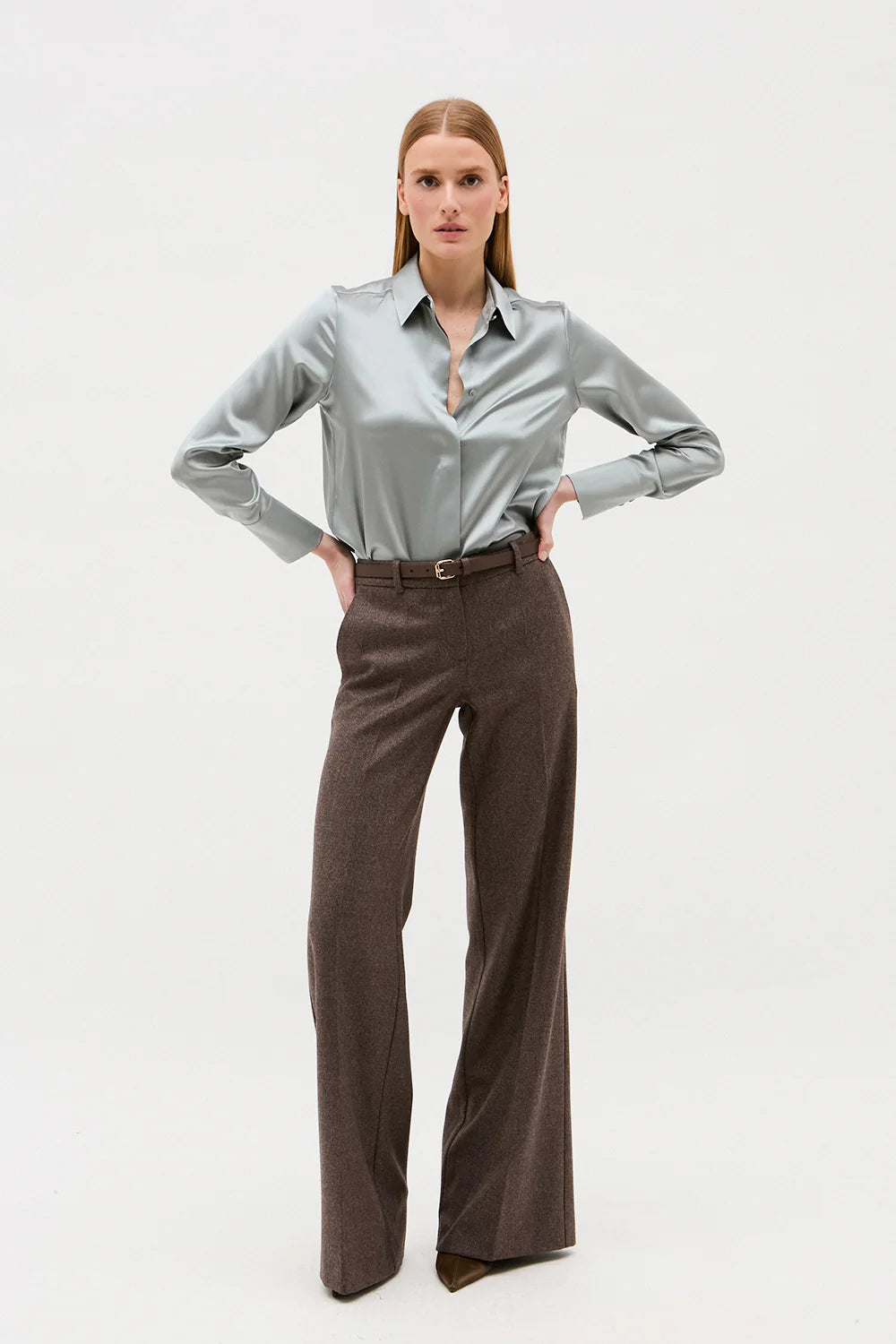 DMN Paris Robbie Blouse Steel Blue