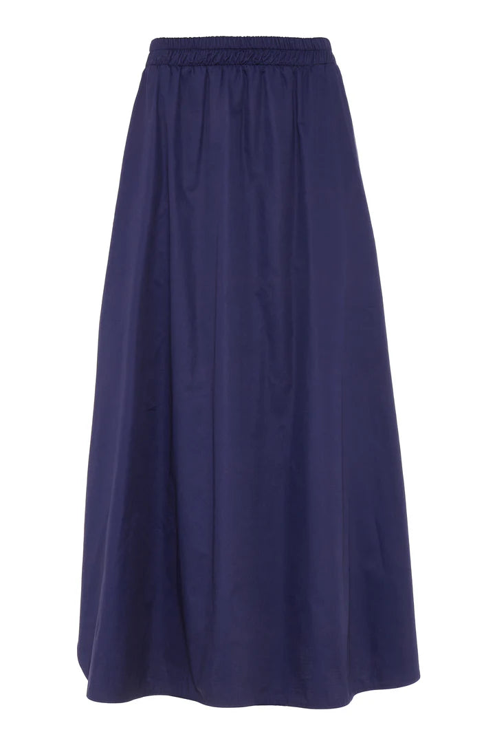 Devotion Twins Poplin long skirt navy 025339G