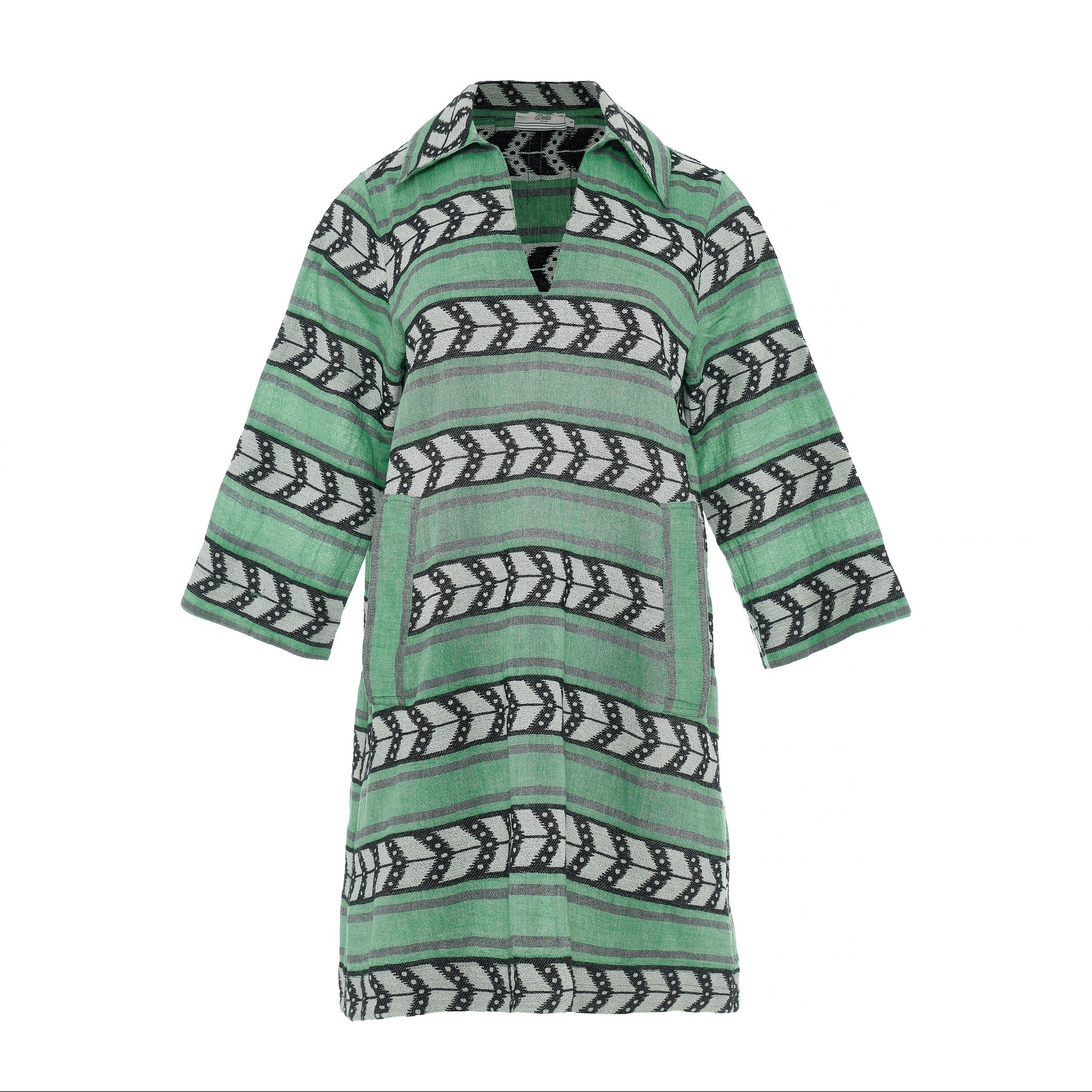 Devotion Twins Grateful mini dress green/black