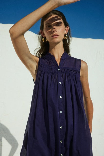 Devotion Twins Melpomeni midi dress blue violet 025325G