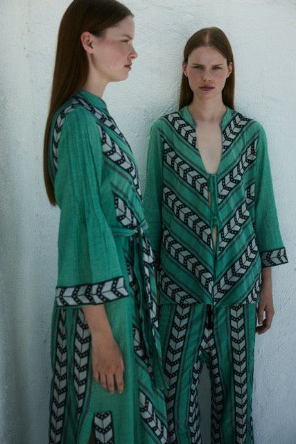 Devotion Twins Gorgeous tunic green/black
