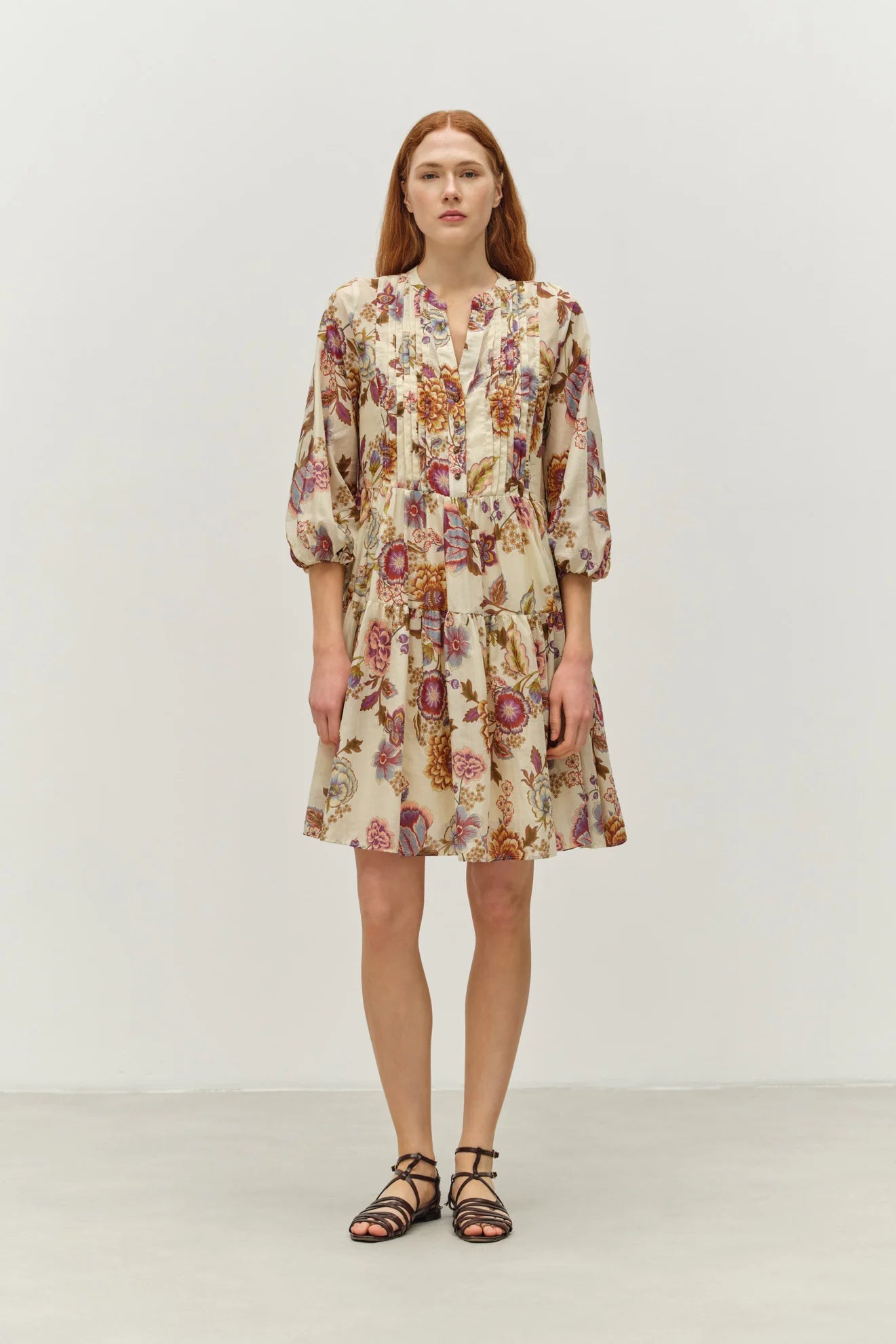 Devotion Twins Flowers mini dress