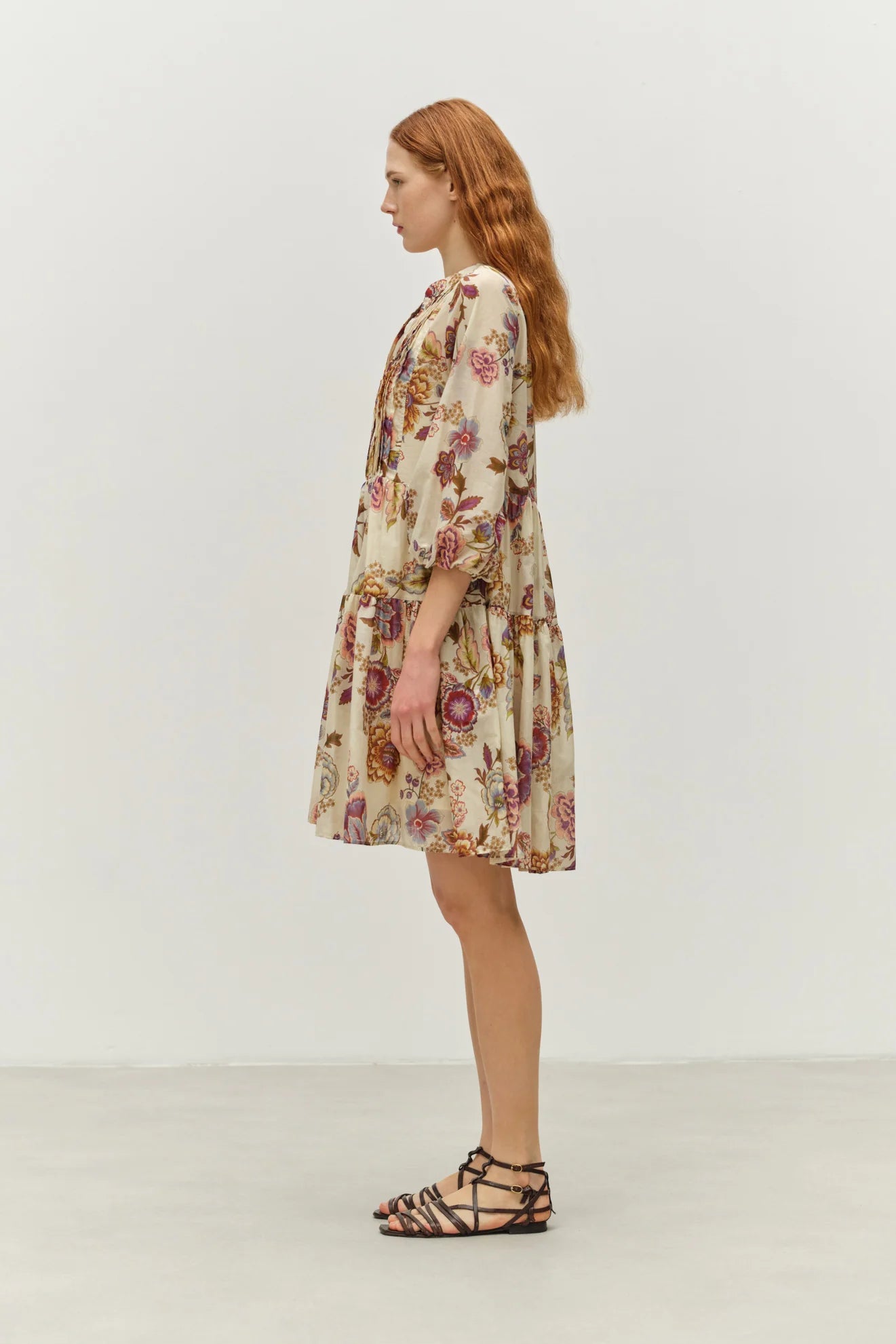 Devotion Twins Flowers mini dress