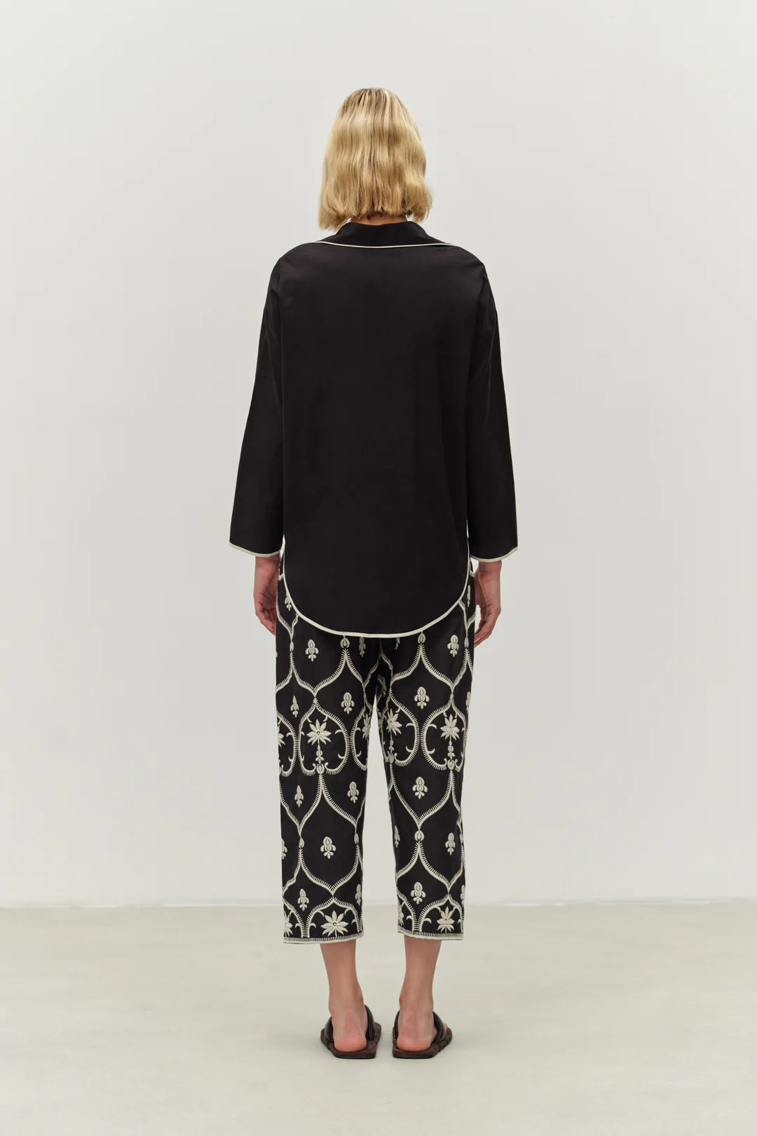 Devotion Twins pants black/off white 025402G