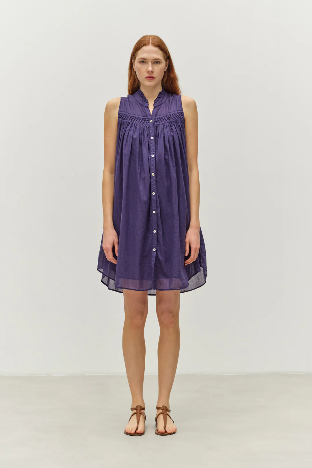 Devotion Twins Melpomeni midi dress blue violet 025325G