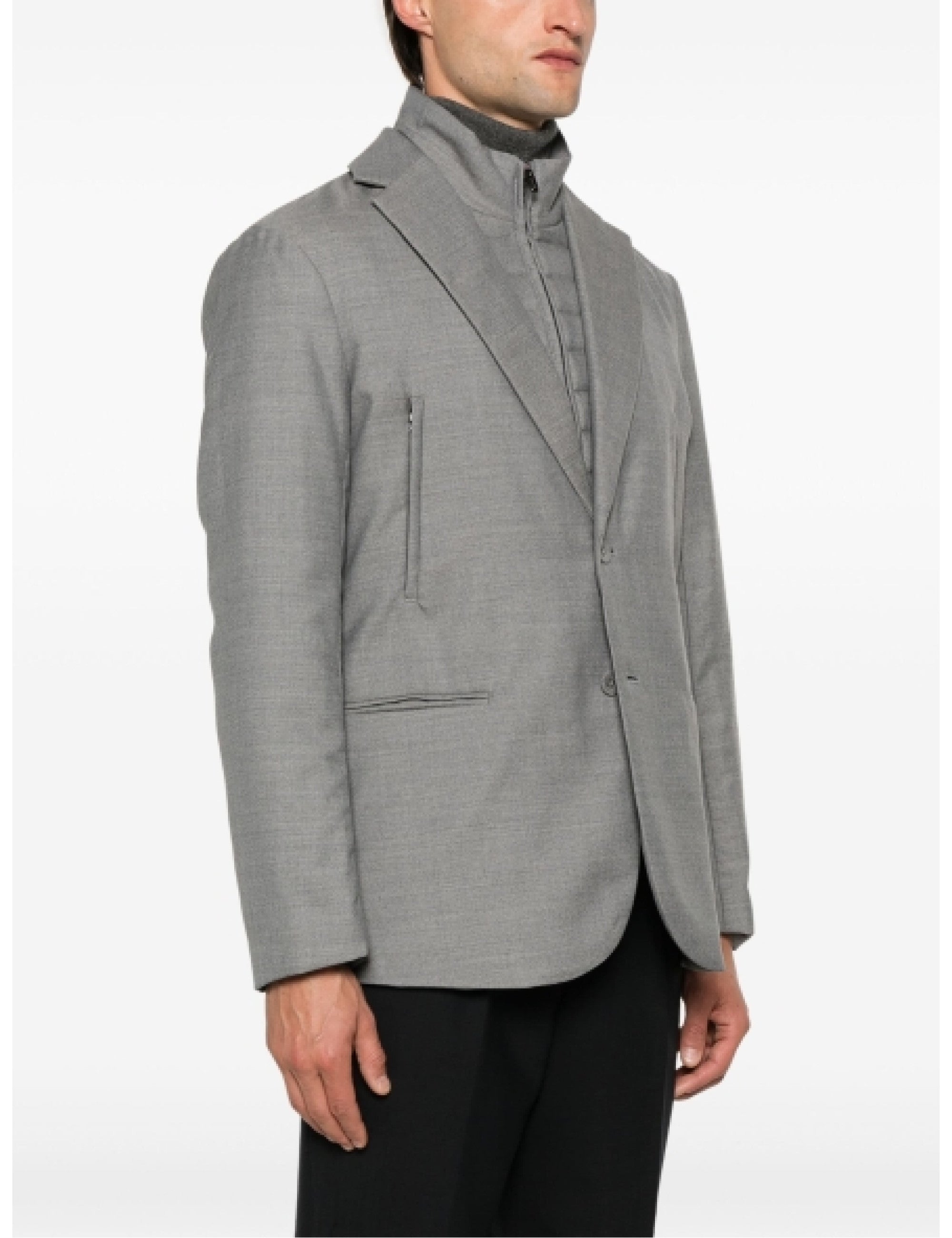 EMPORIO ARMANI Insert Blazer Grey