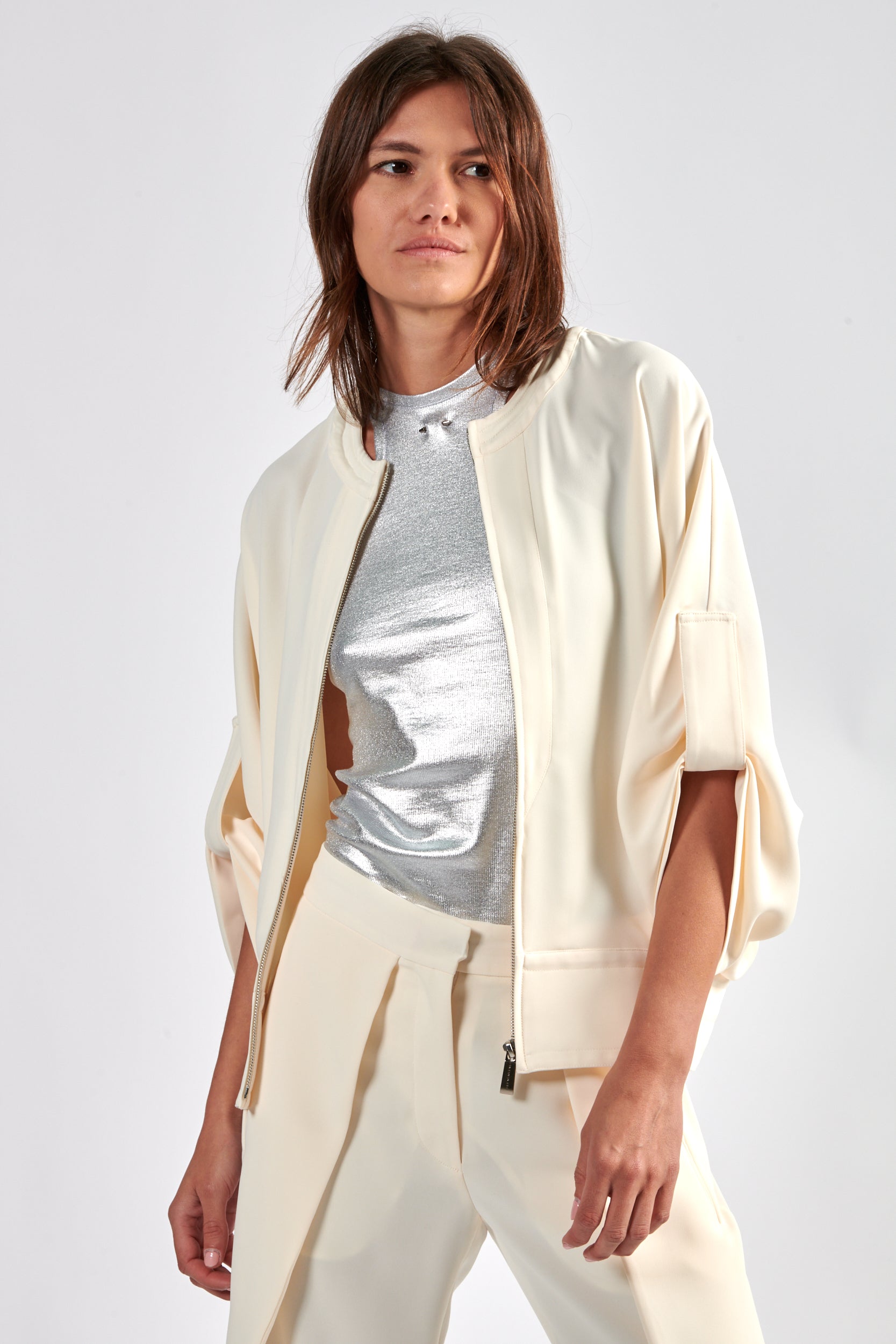 Barbara Bui Zip-up Flowing Caddy Jacket