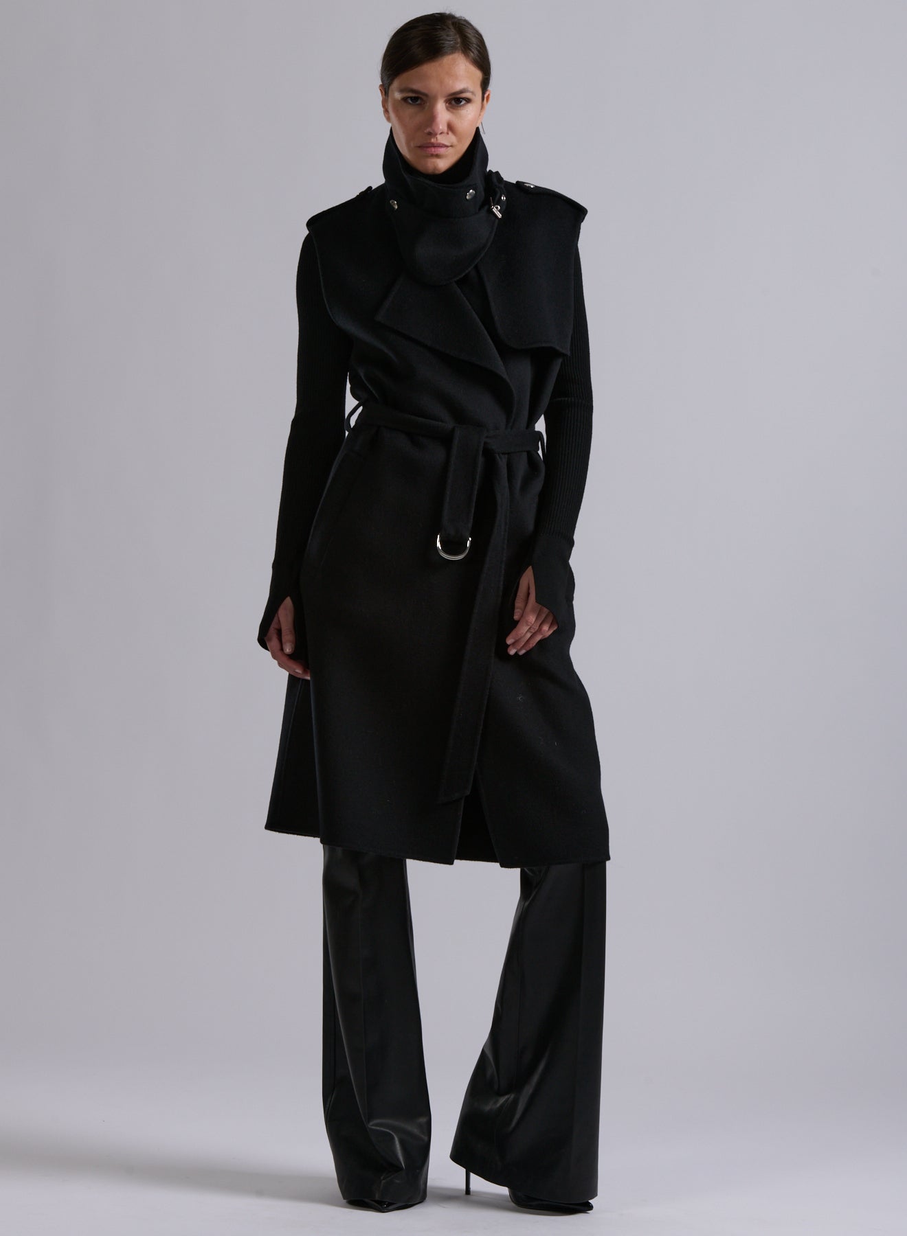 Barbara Bui Coat with Short Sleeves