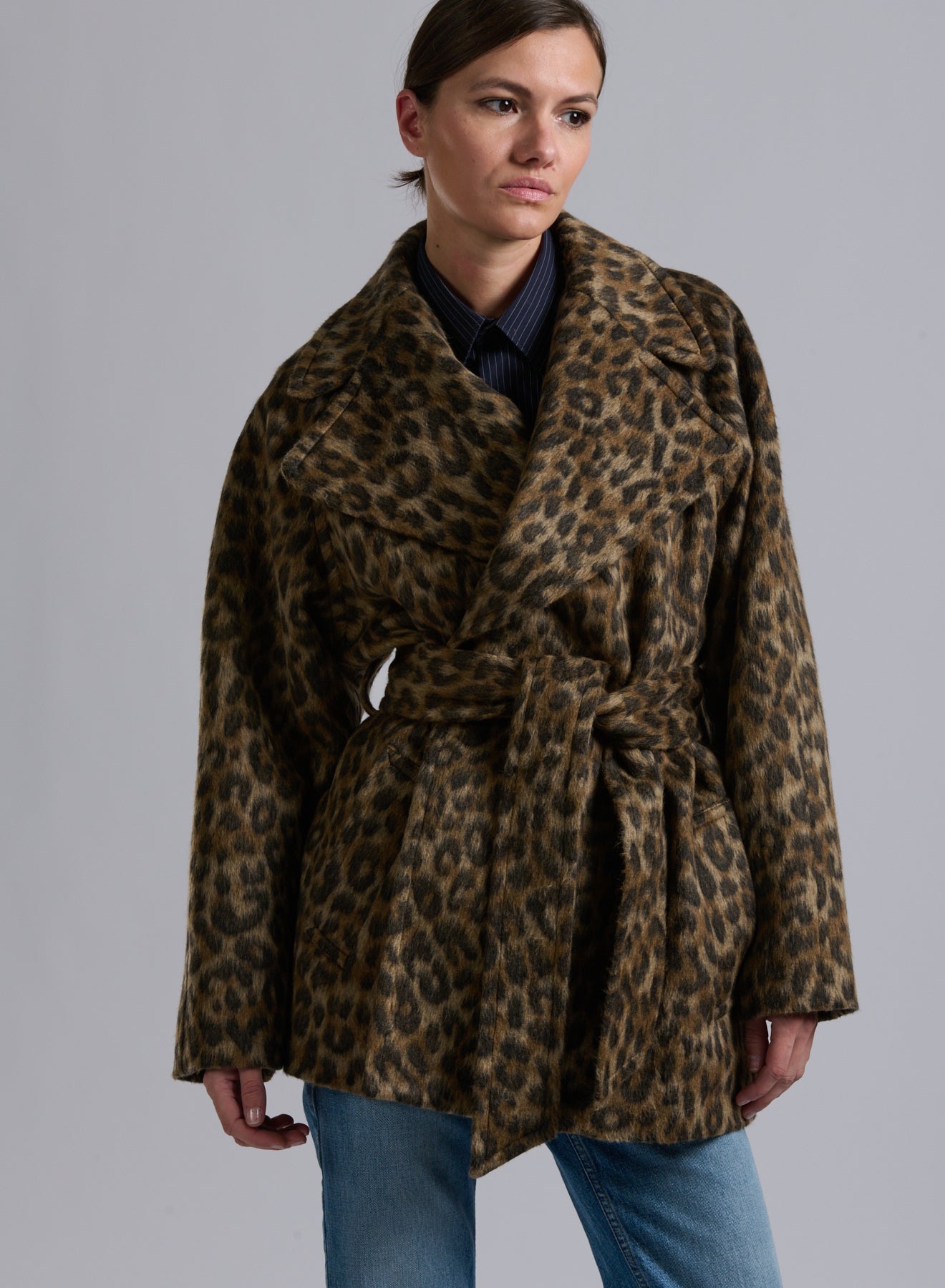 Barbara Bui Leopard Coat