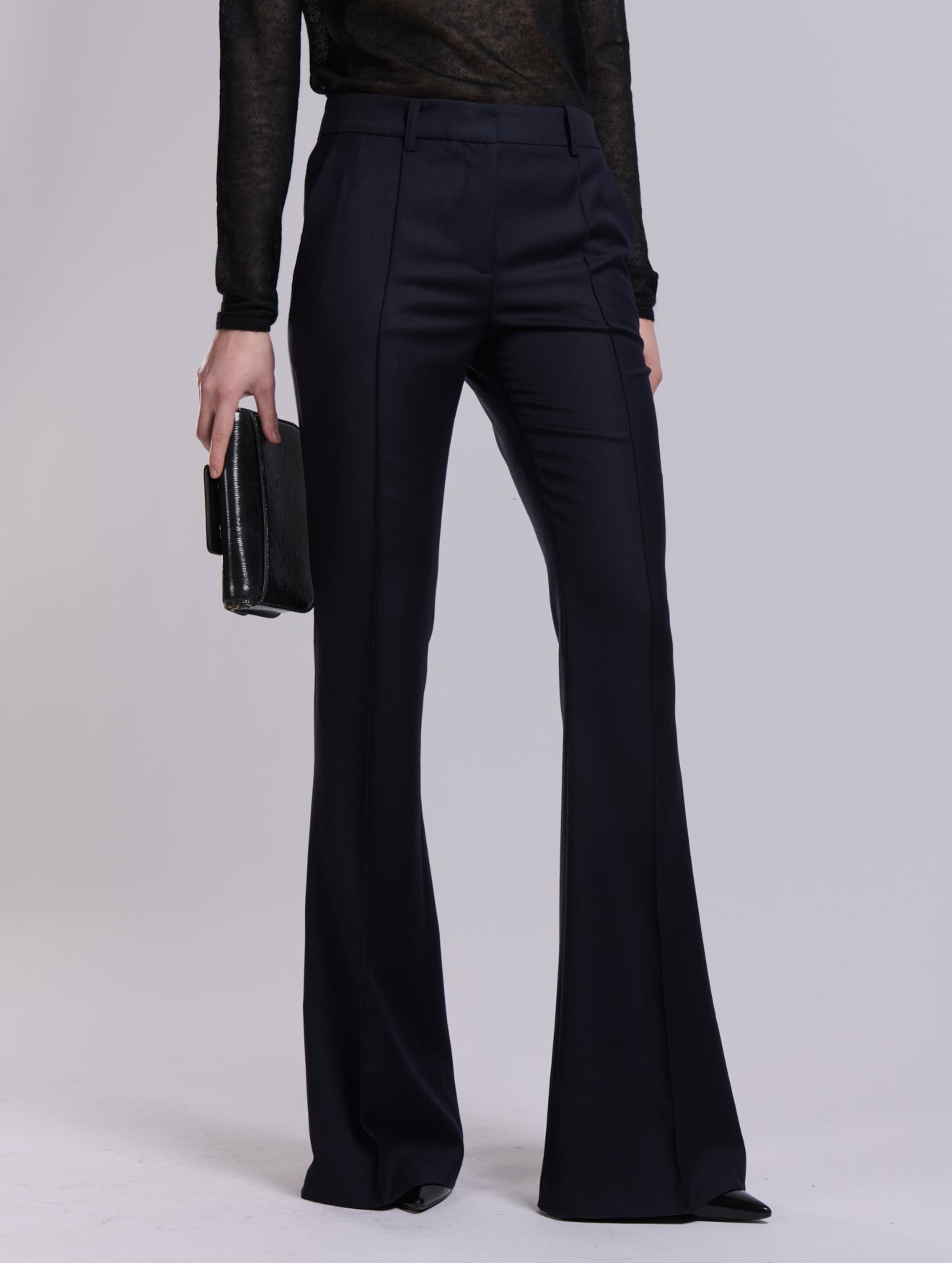 Barbara Bui Flare Pantalon Navy