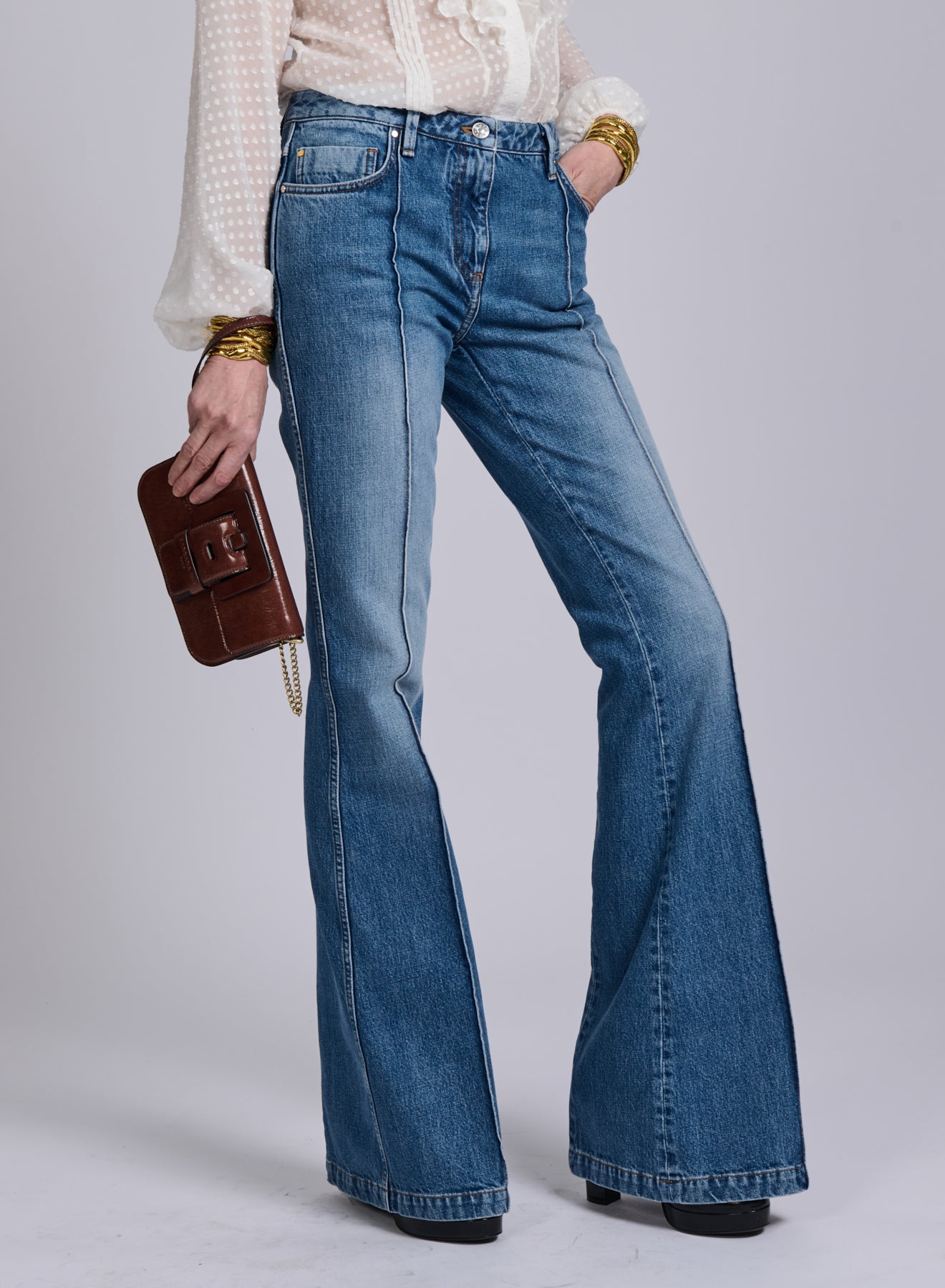 Barbara Bui Flared jeans with high waist
