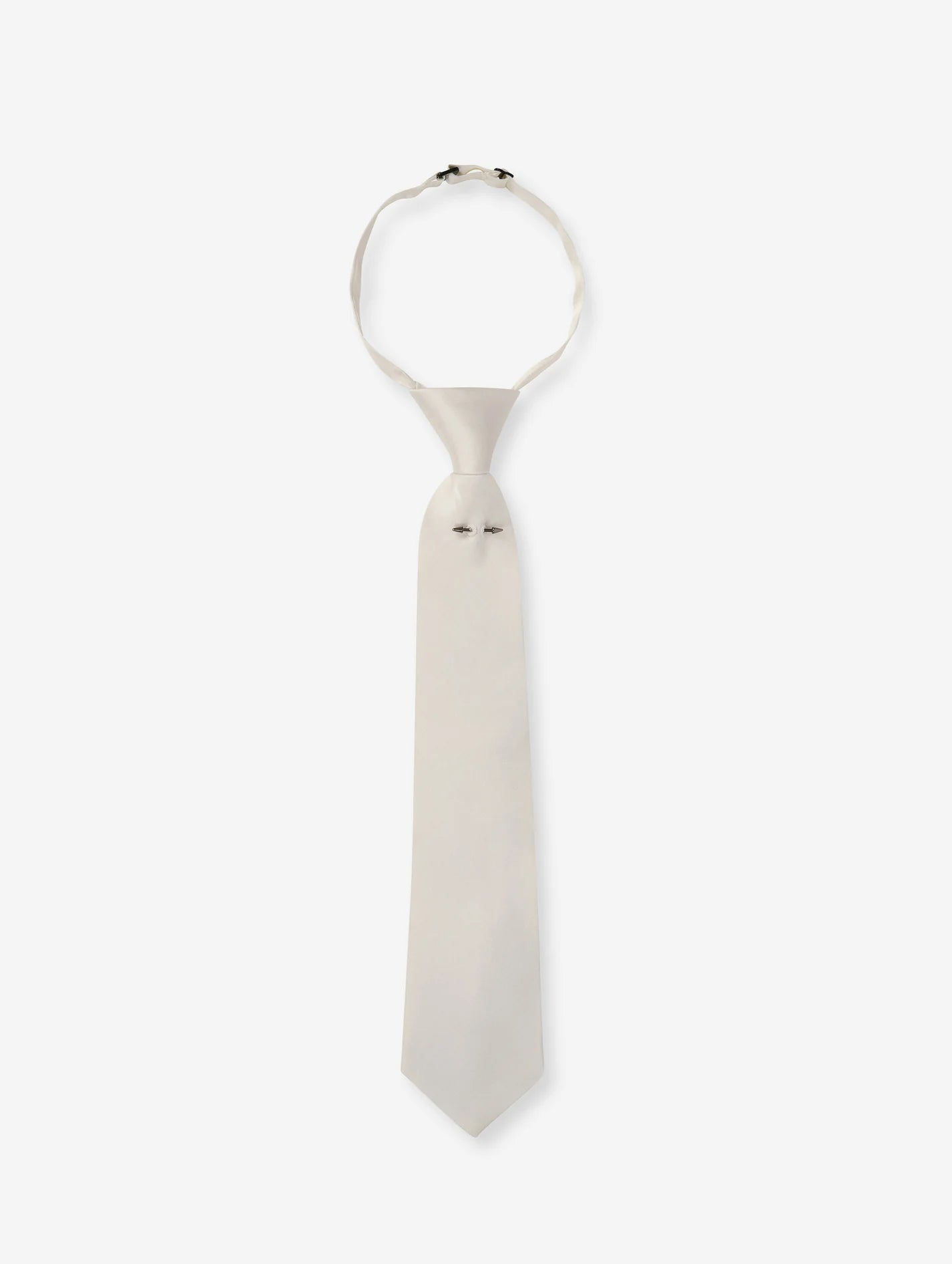 Barbara Bui WHITE SILK SATIN TIE