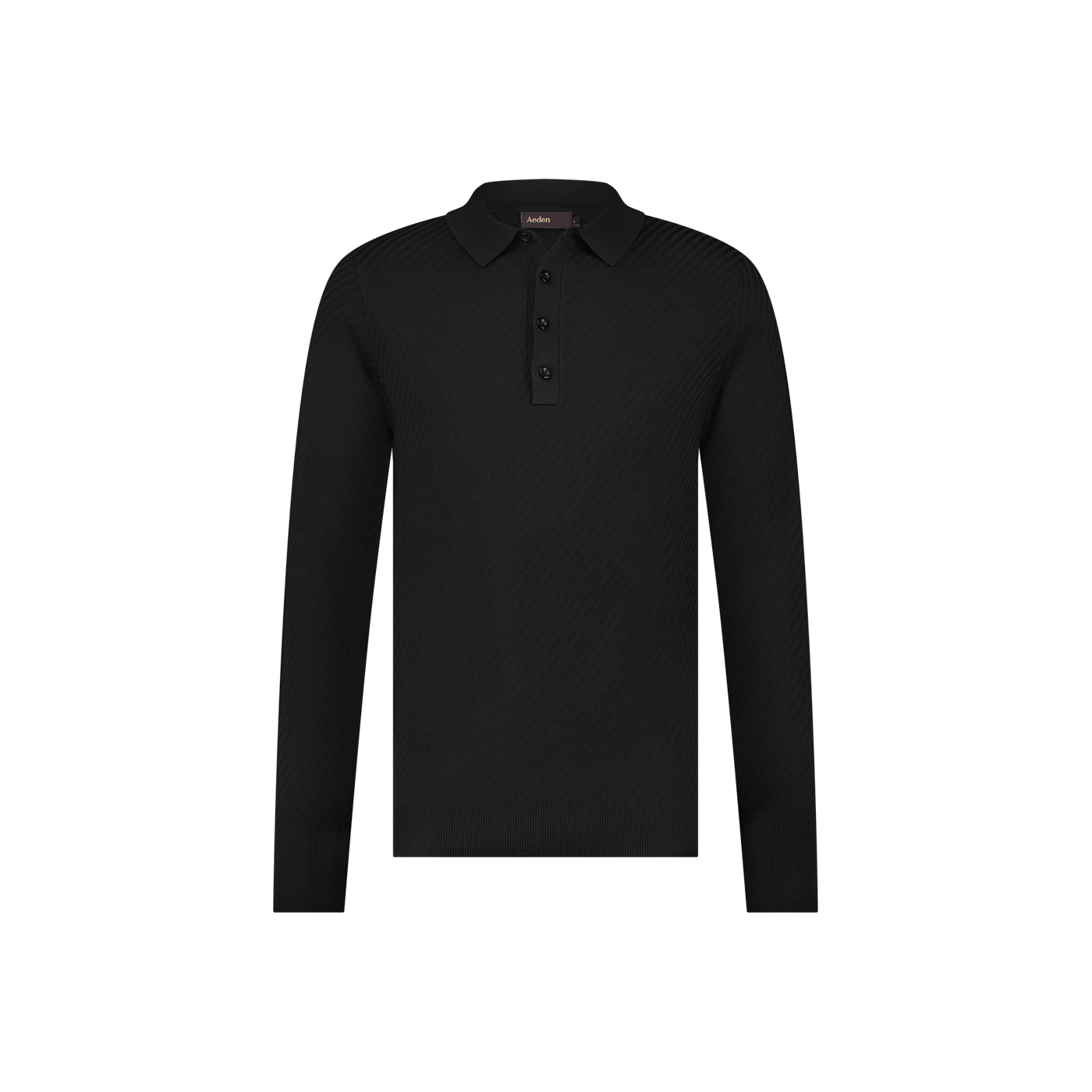 AEDEN Duncan long sleeve polo