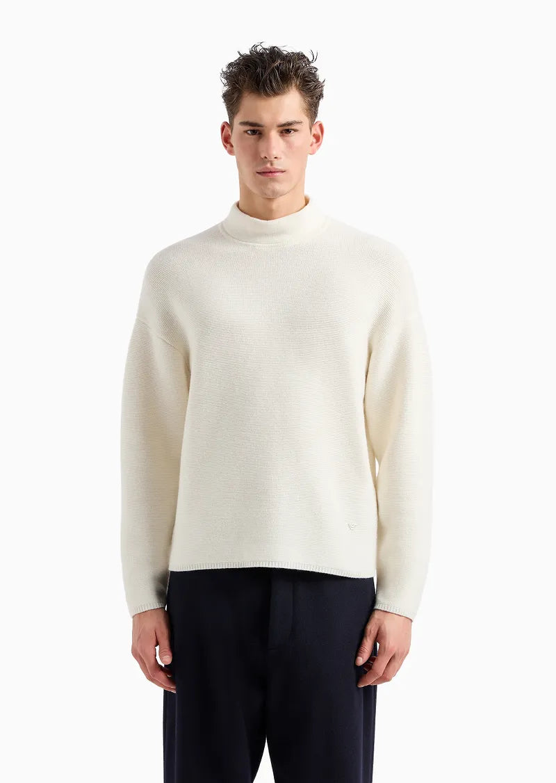 EMPORIO ARMANI Mock-neck jumper