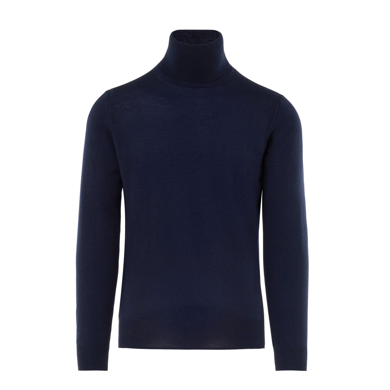 PAOLO PECORA Turtleneck Knit Navy