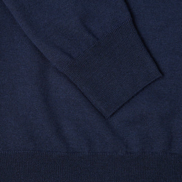 PAOLO PECORA Turtleneck Knit Navy