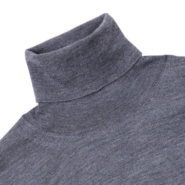 PAOLO PECORA Turtleneck Knit Dark Grey