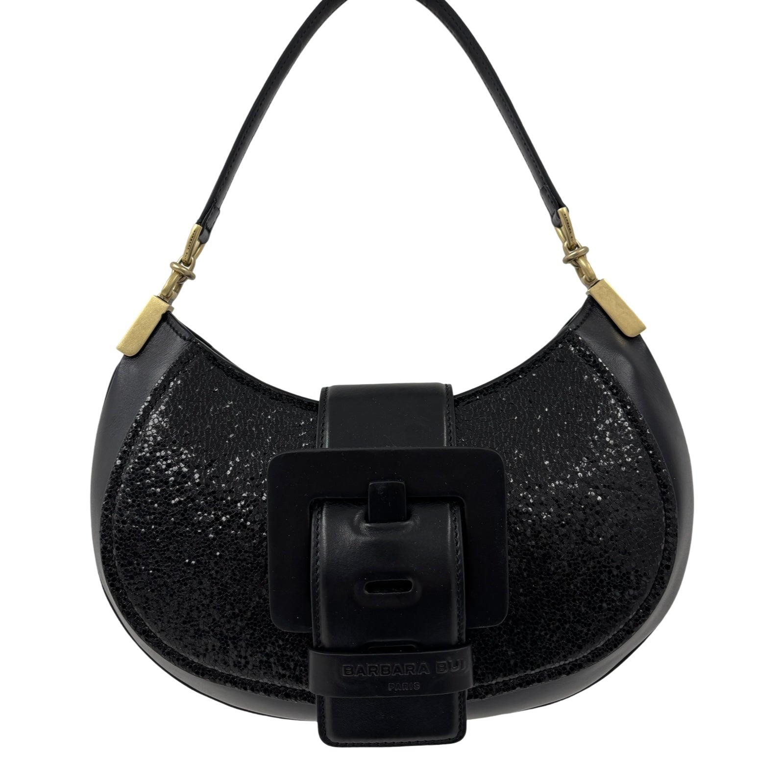 BARBARA BUI POCHETTE BANDOULIERE KISS ME BAG Black