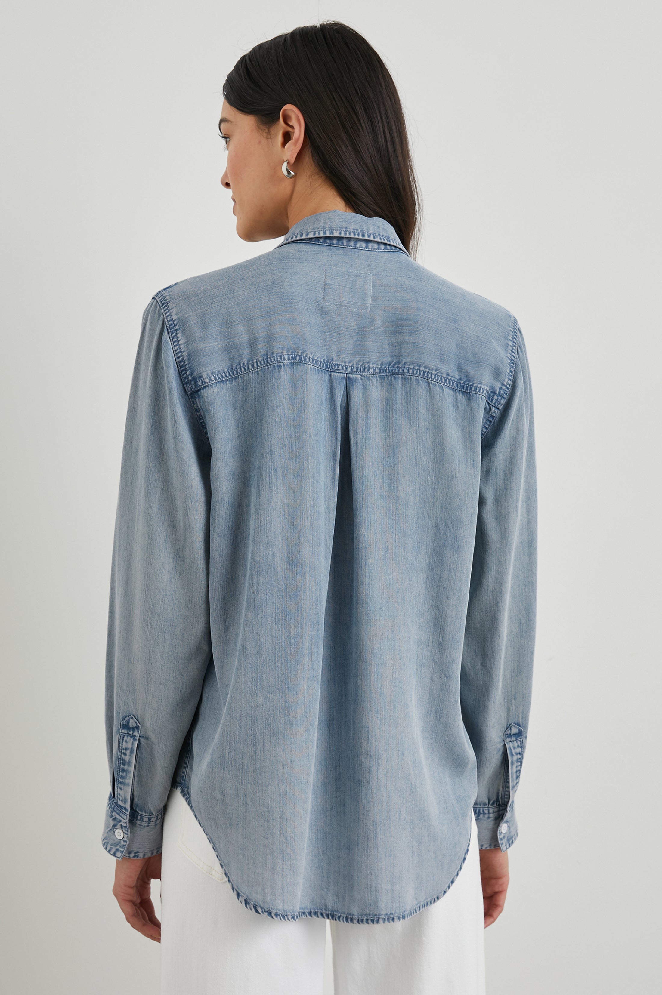 Rails Ingrid Denim Shirt Med Vintage Cloudwash