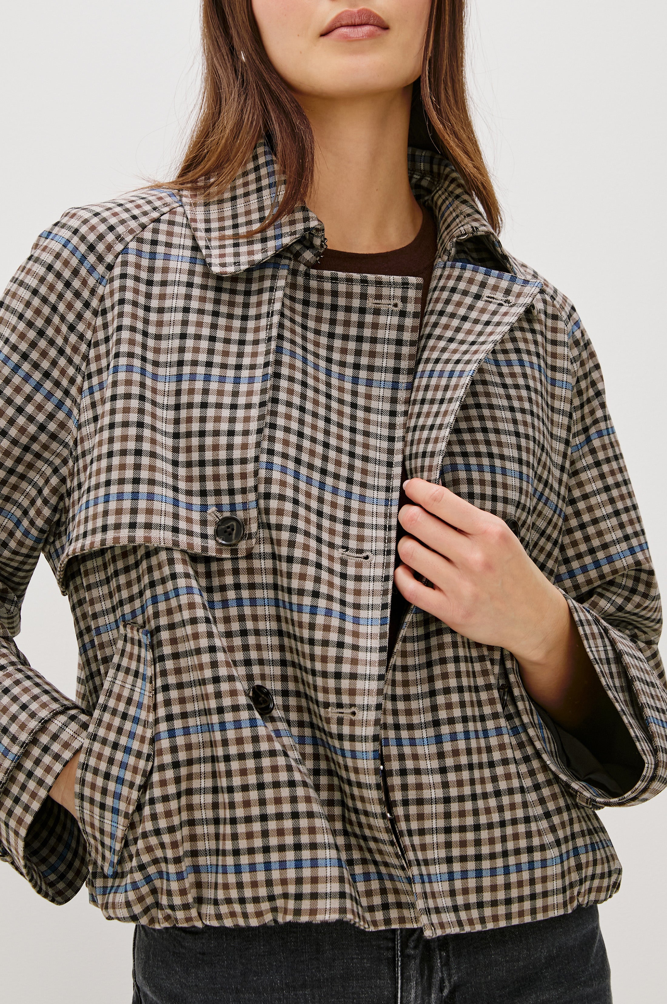 Rails Jett Jacket Mocha Check