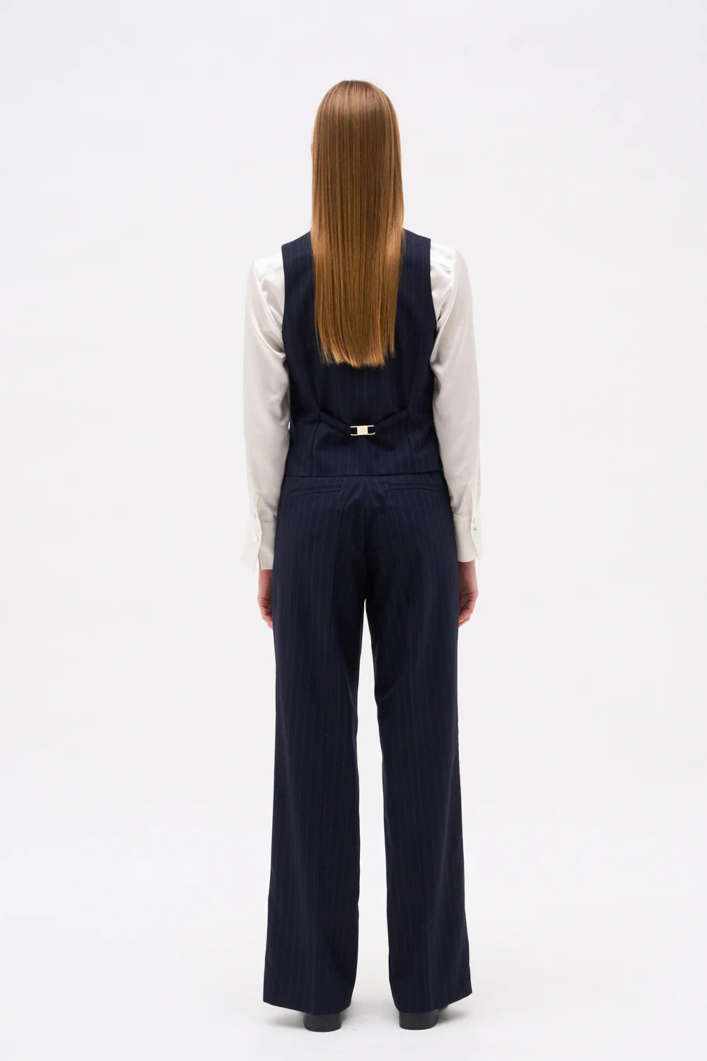 DMN PARIS LAURE NAVY STRIPE PANTS