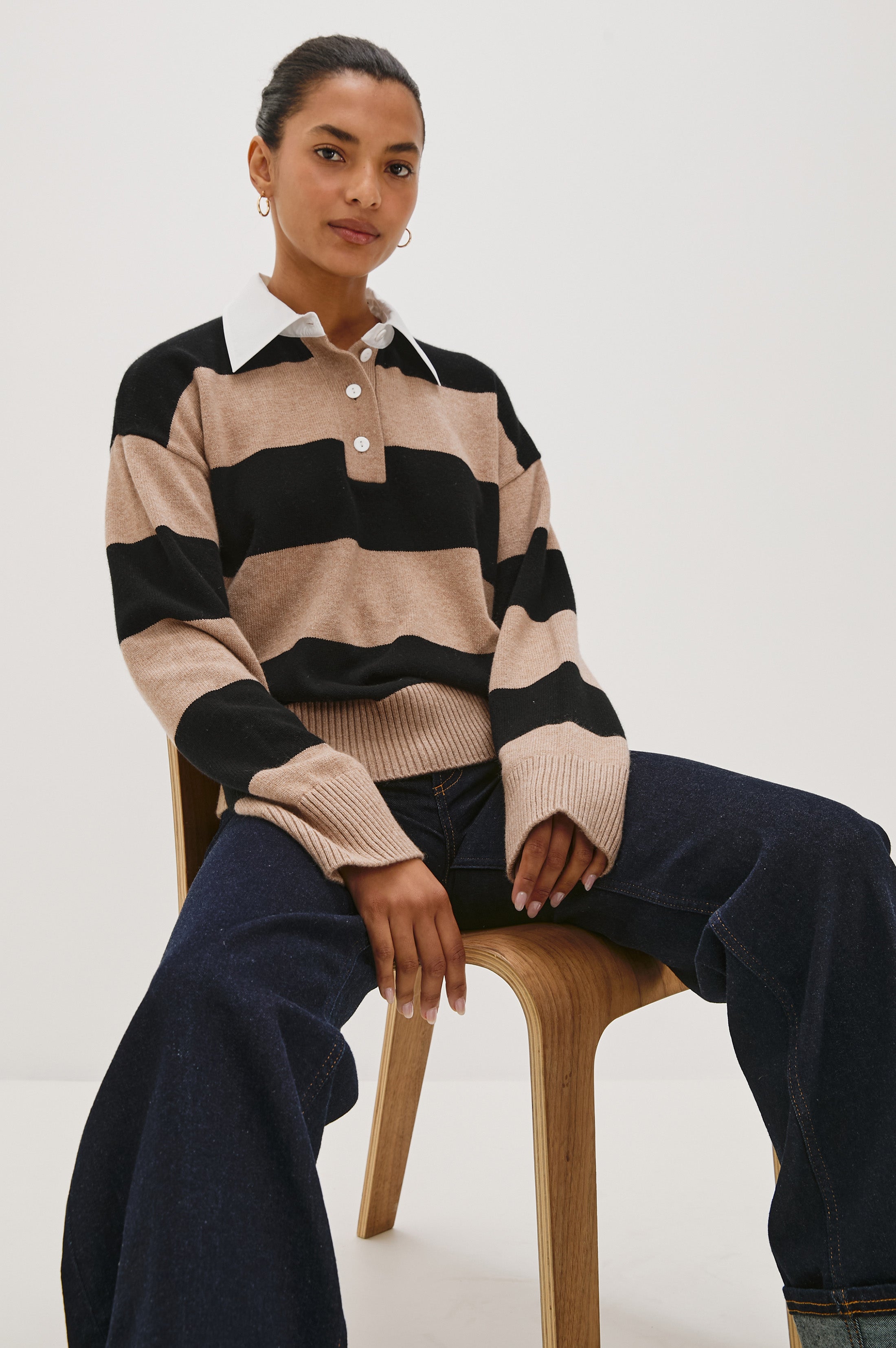 Rails Paxton Sweater Oatmeal/Black