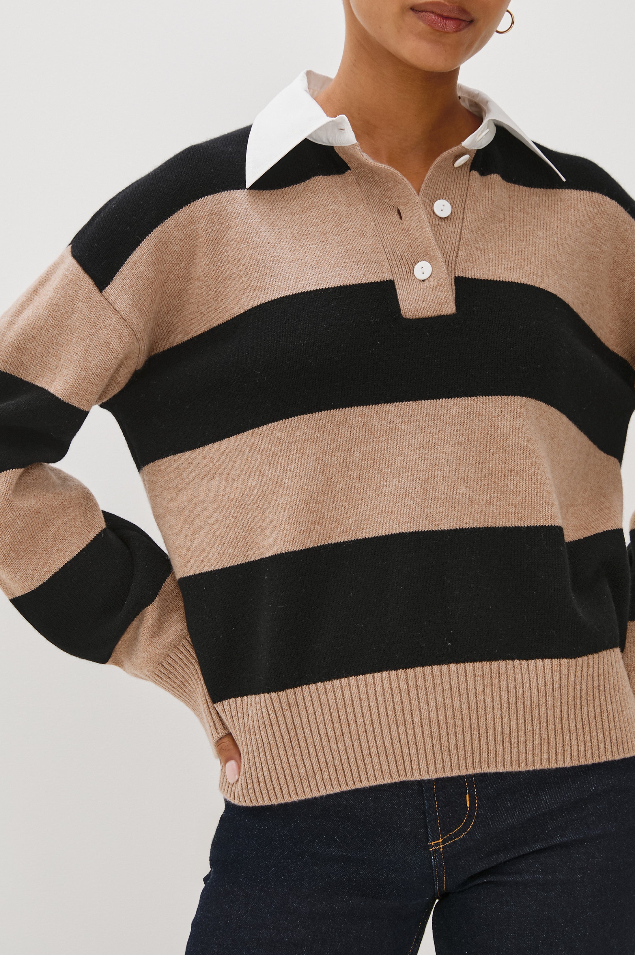 Rails Paxton Sweater Oatmeal/Black
