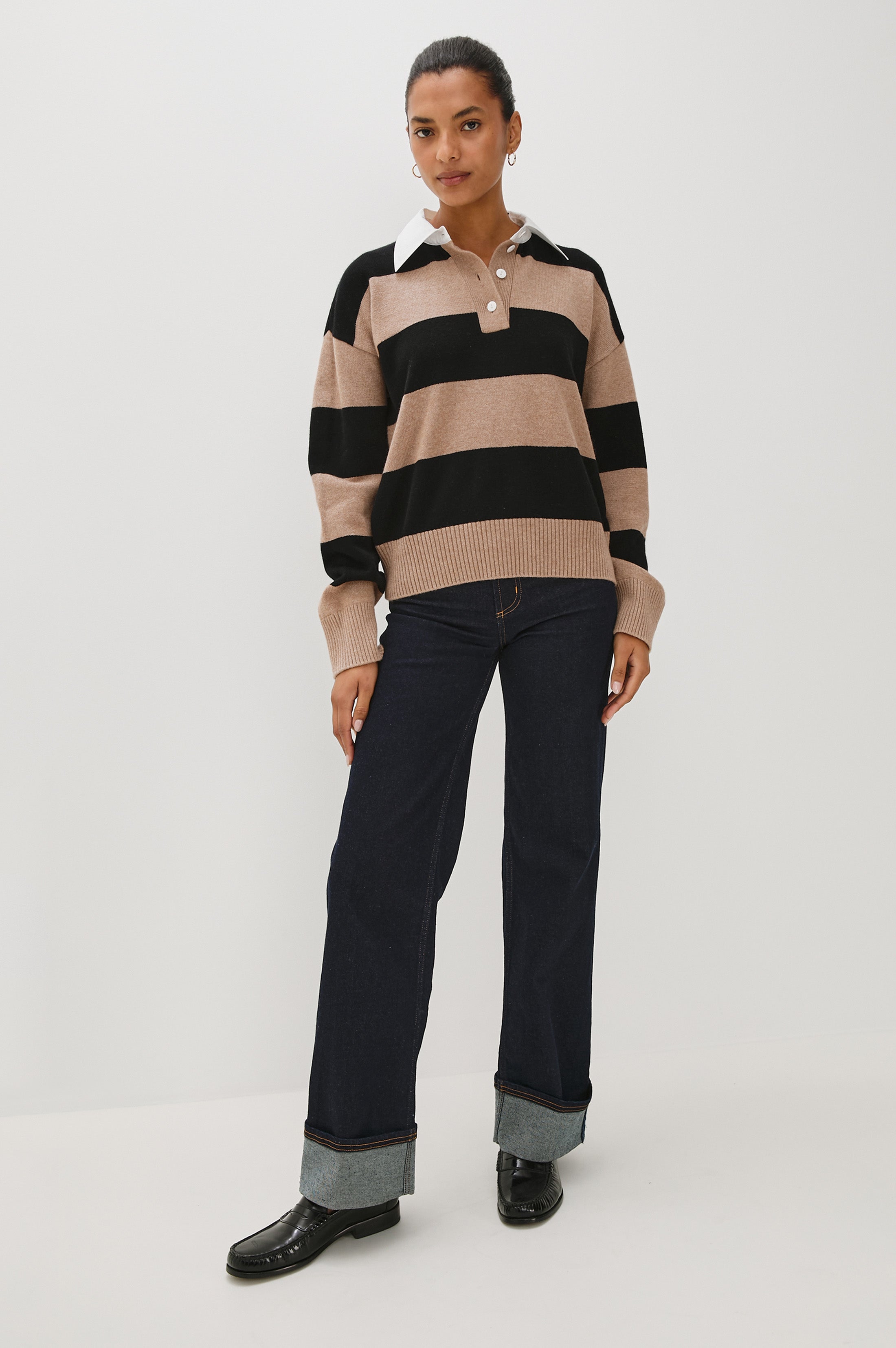 Rails Paxton Sweater Oatmeal/Black
