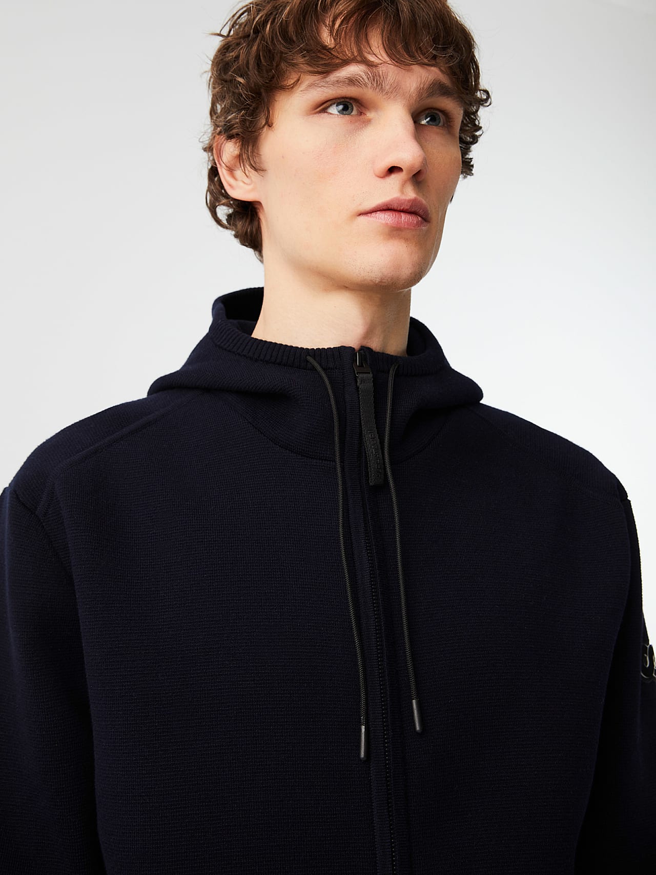 Navy Performance Knit Jacket