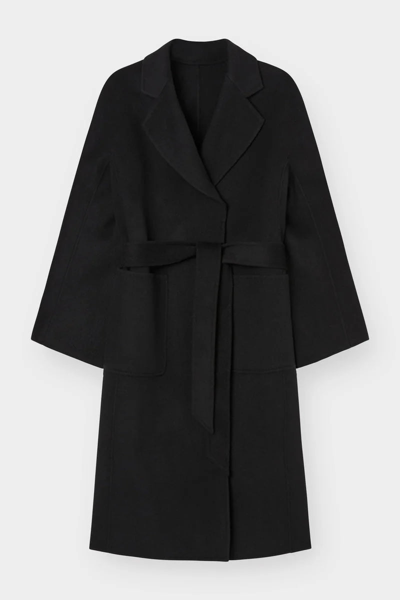 The Curated The Classic Coat black NH-001_RM001