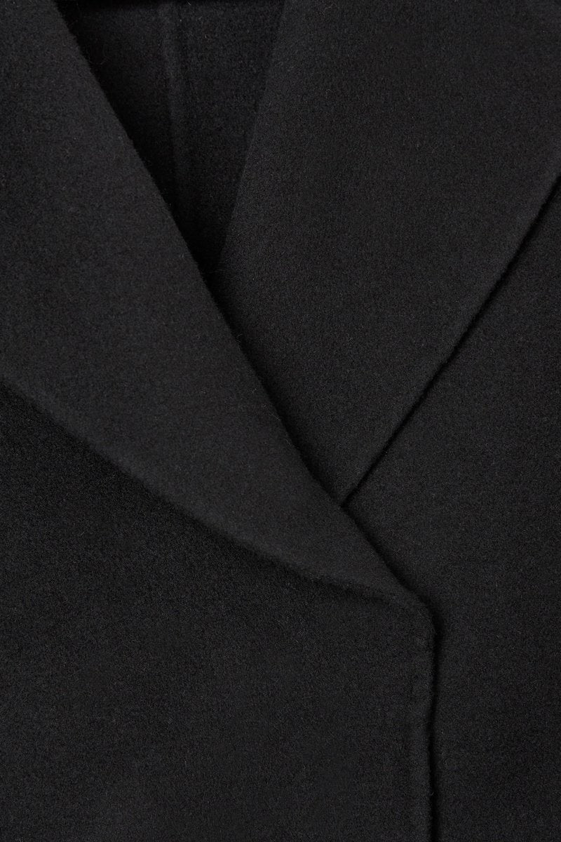 The Curated The Classic Coat black NH-001_RM001