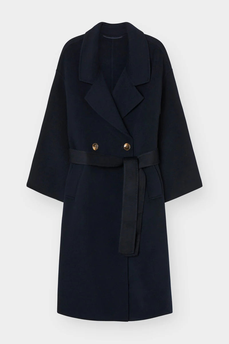 The Curated The London Coat navy NH-020_PA5065