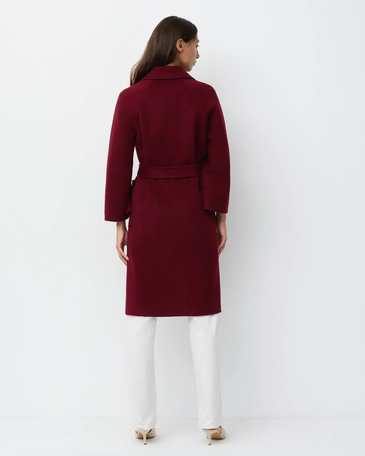 The Curated The Classic Coat burgundy