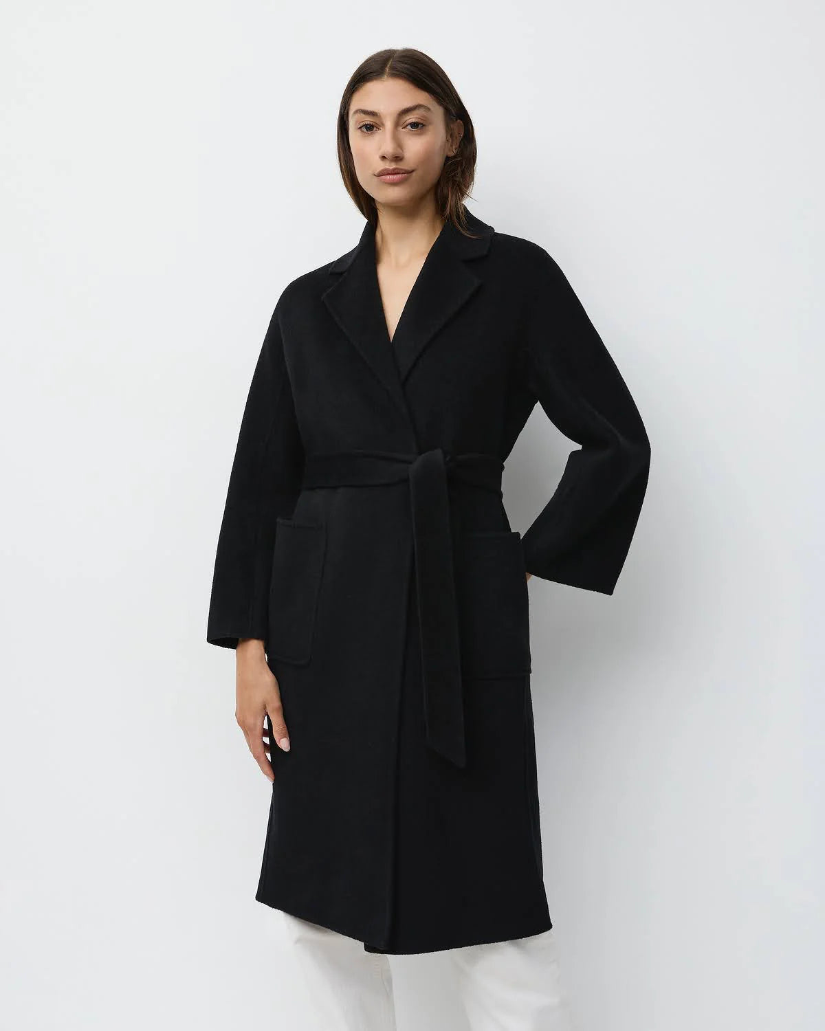 The Curated The Classic Coat black NH-001_RM001