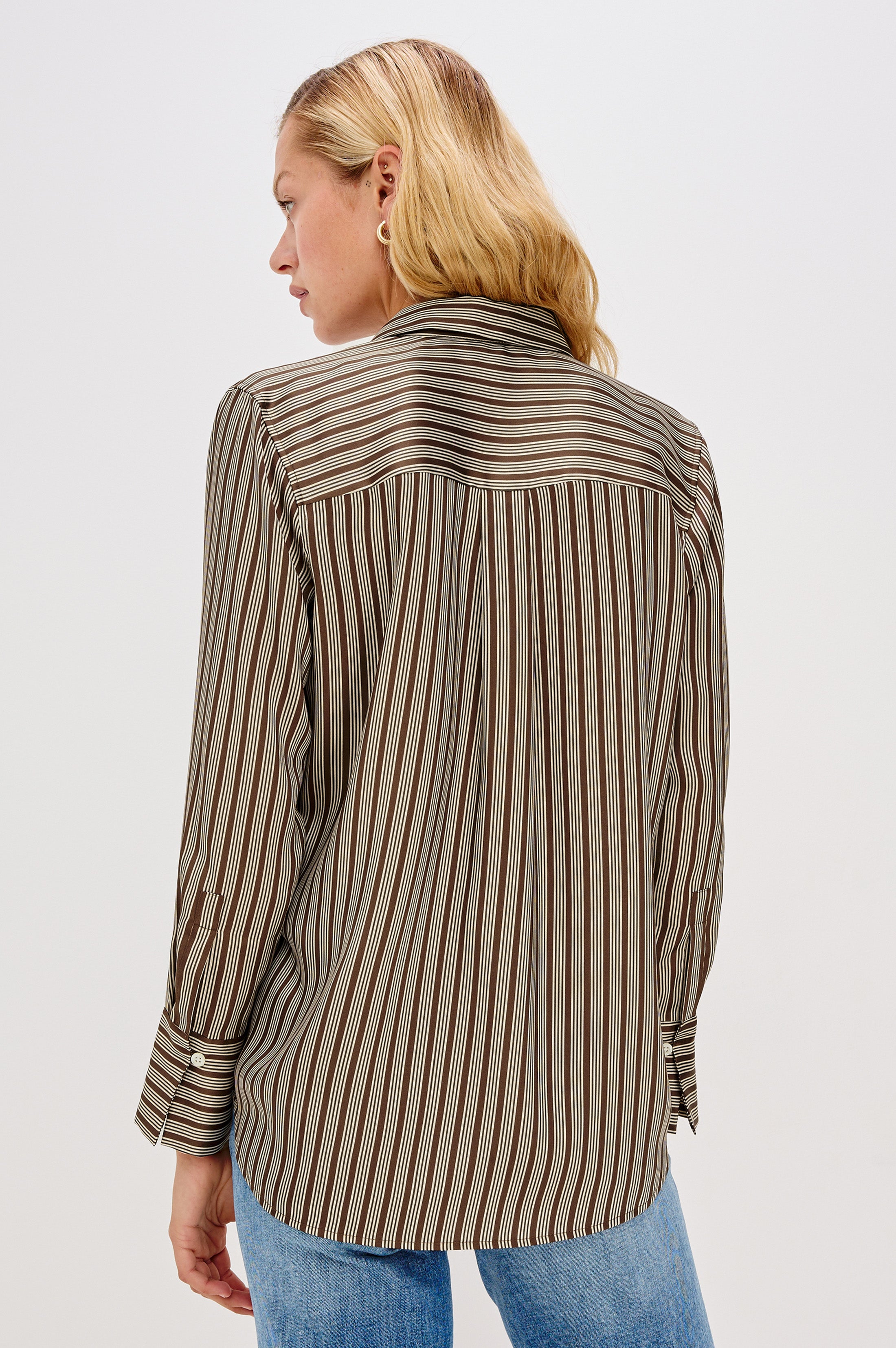 Rails Saige Shirt Isle Stripe Brown/White