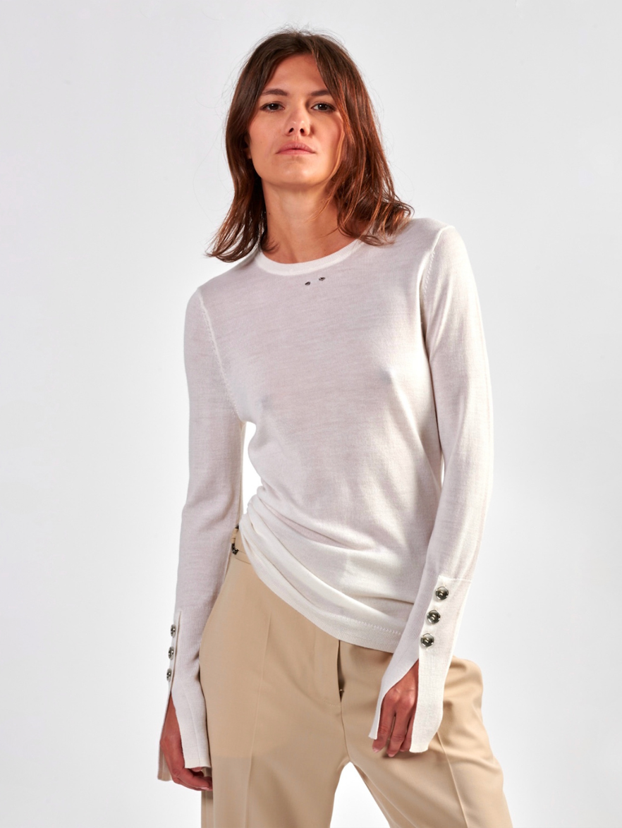 Barbara Bui Merino Knit Sweater