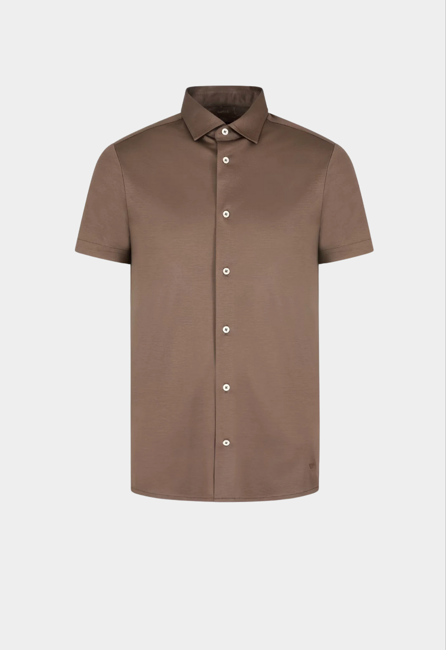 Emporio Armani ASV Lyocell-blend Jersey Shirt