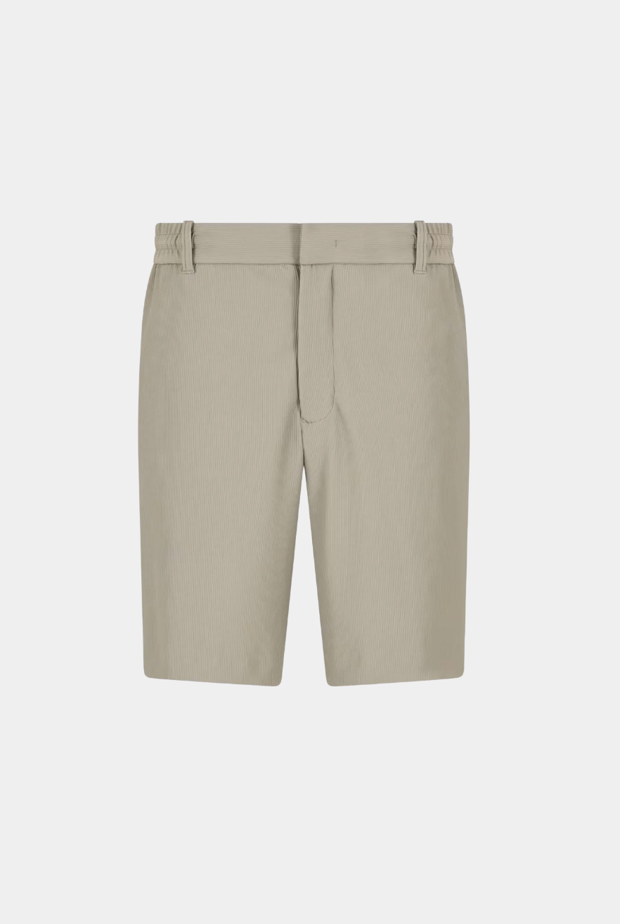 Emporio Armani Canneté-effect Stretch Nylon Bermuda Shorts