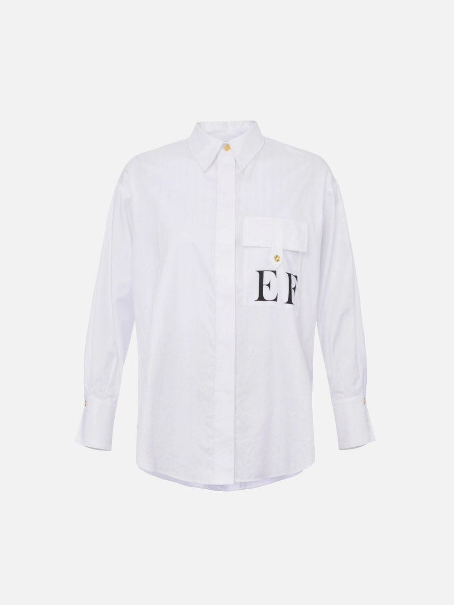 Elisabetta Franchi Shirt met strepen