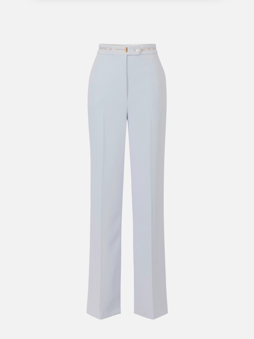 Elisabetta Franchi Pantalon met strik en logo