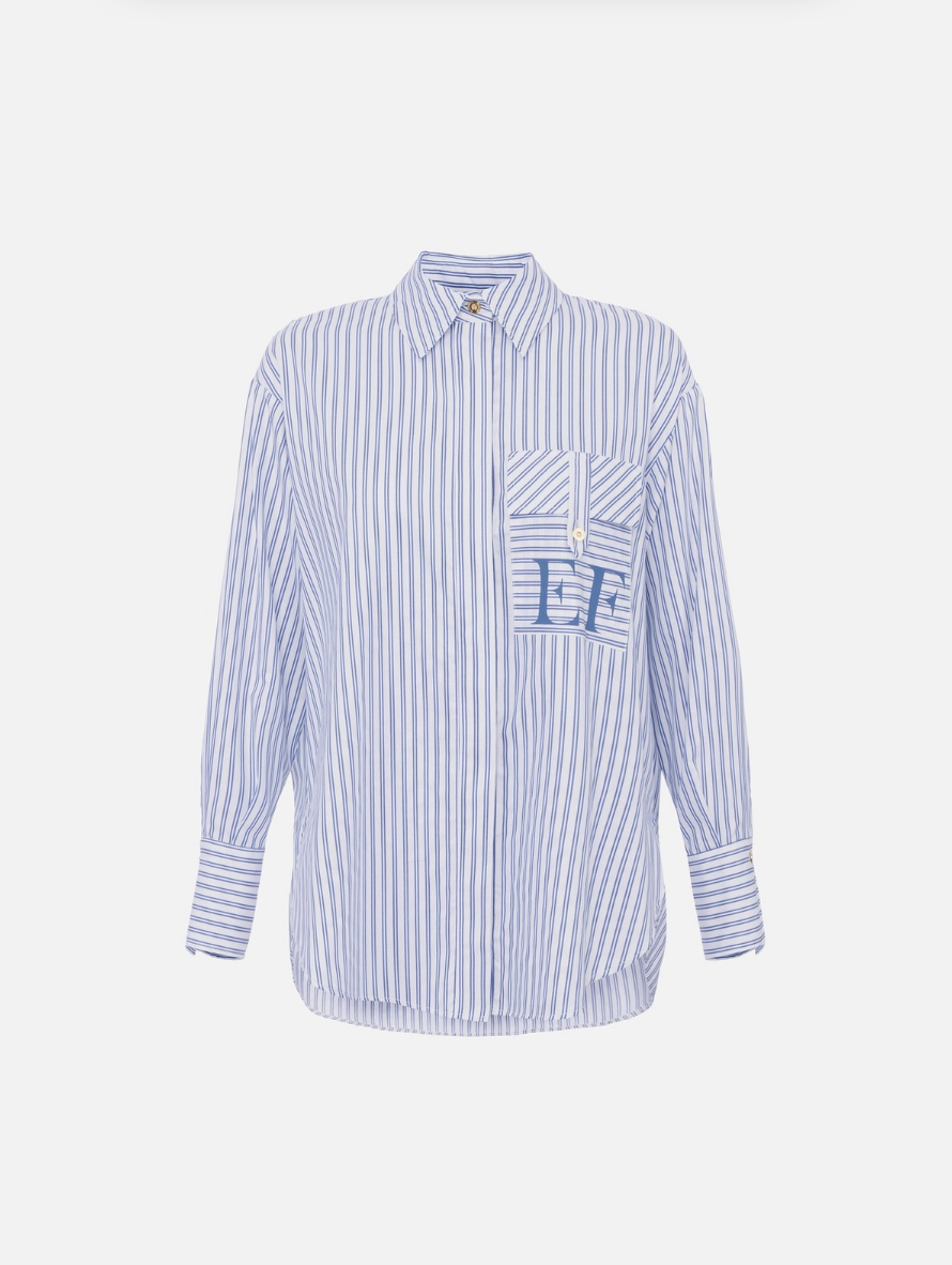 Elisabetta Franchi Blouse met strepen