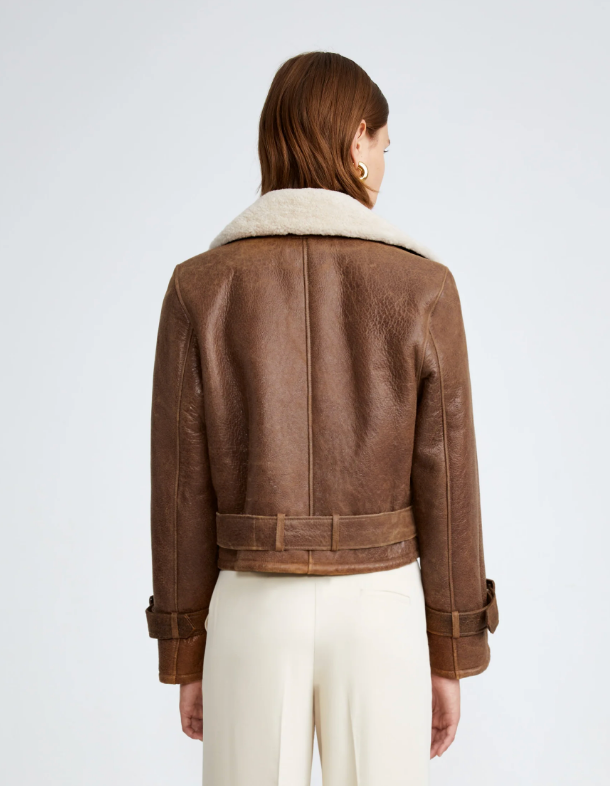 Nour Hammour Hatti Shearling caramel