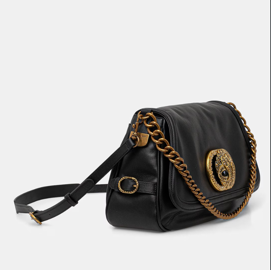 Kurt Geiger Chelsea LG Soft Saddle Bag Black