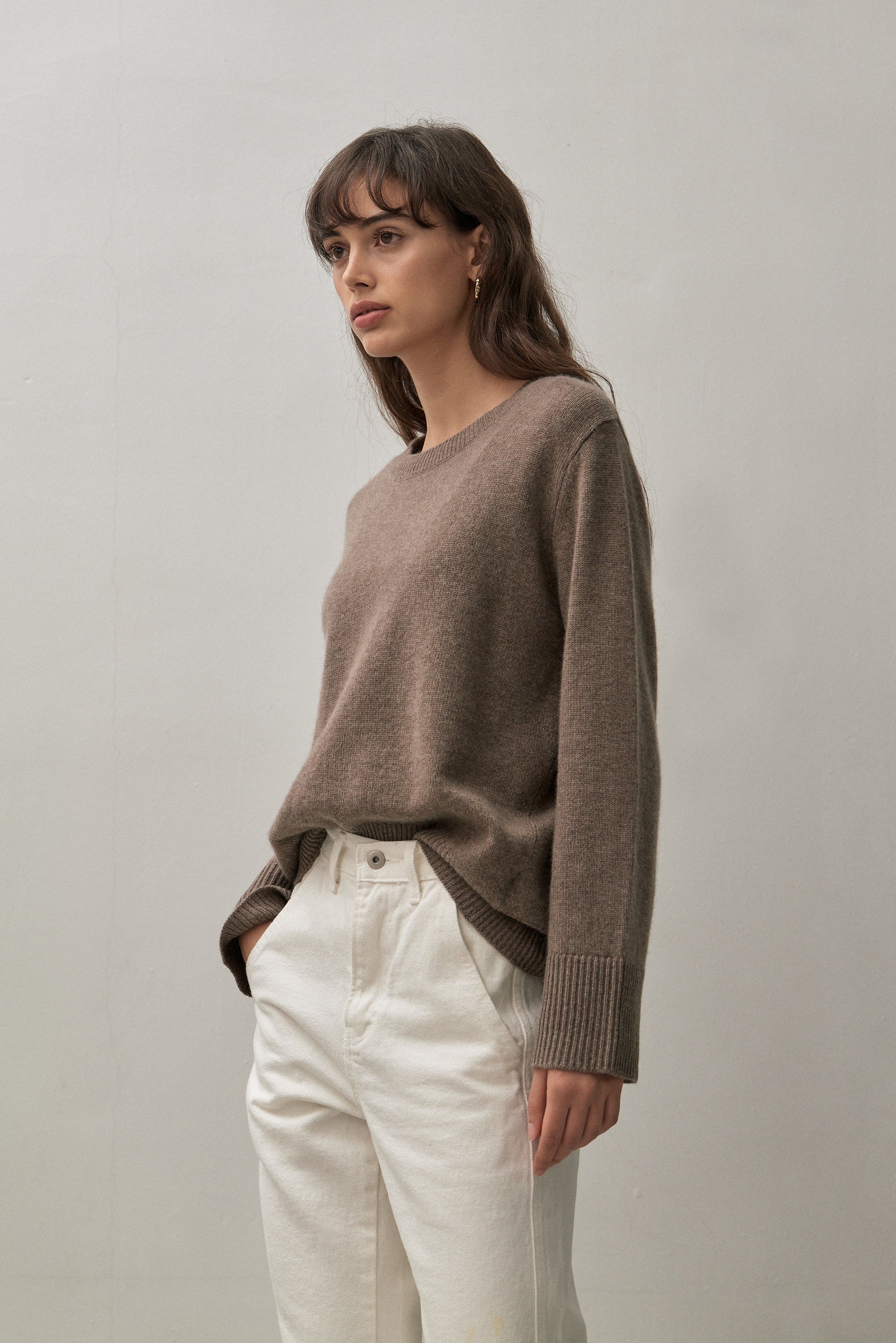 The Curated The New Classic Crew Sweater Bracken NHW-020A-25831