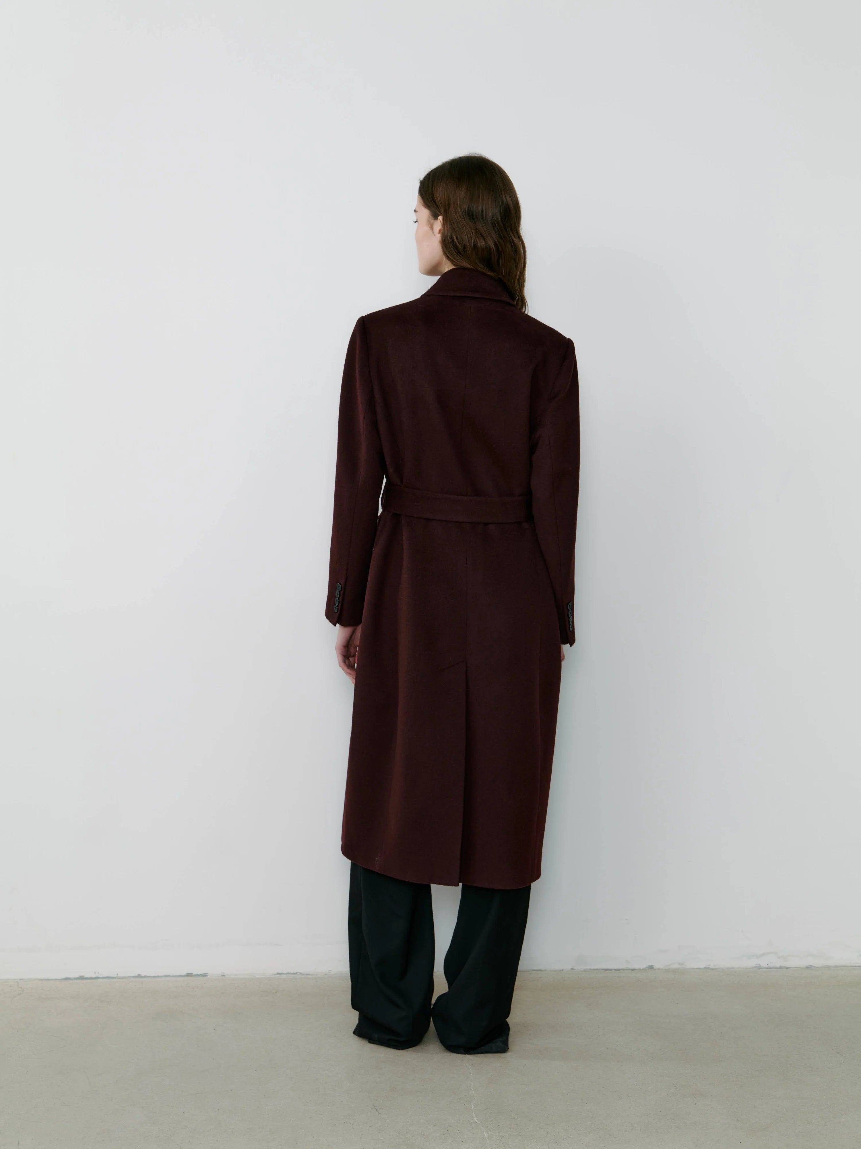 The Curated The Parisian Coat burgundy NH-040A_PA4071